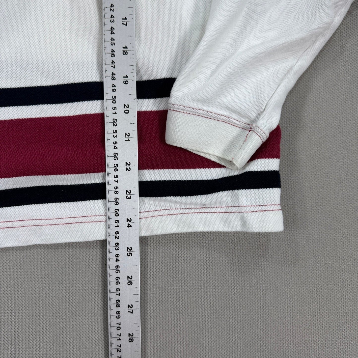 VTG Nike Team Canada Olympic Rugby Polo Shirt Long Sleeve Mens Large