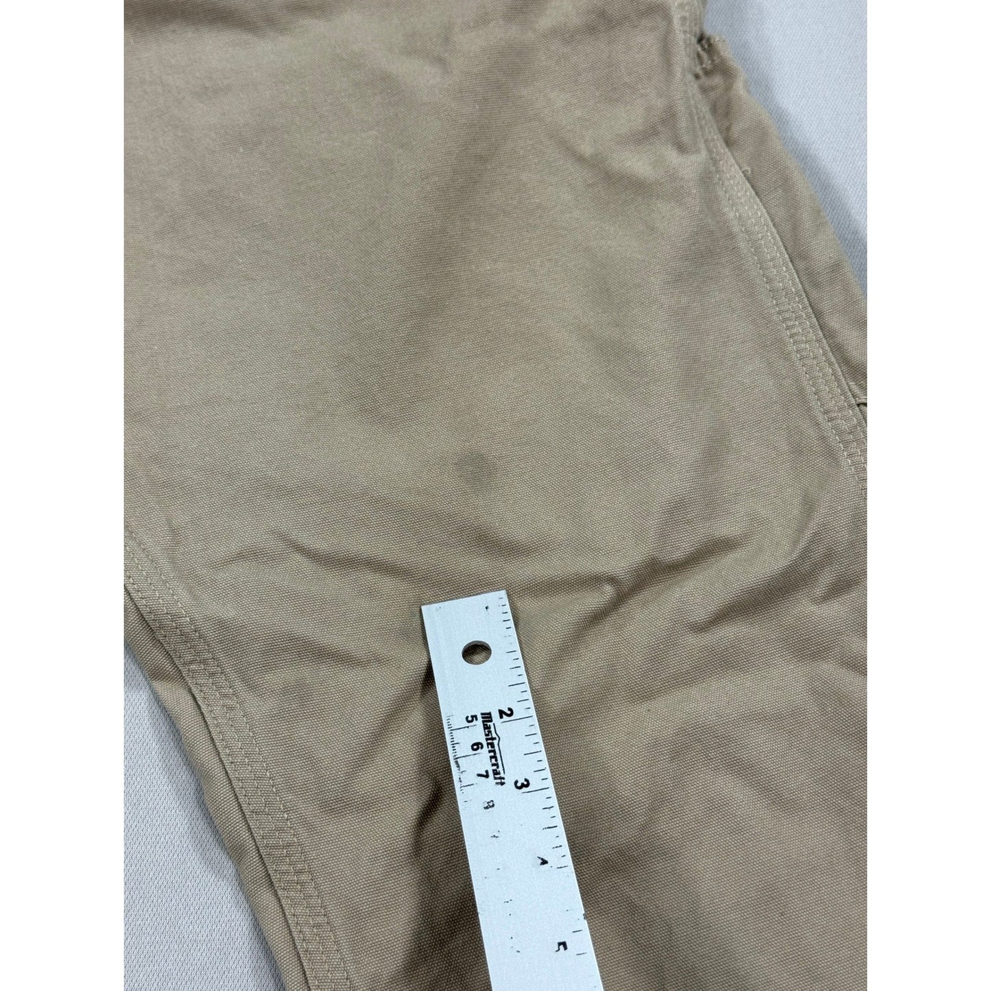Carhartt Carpenter Pants mens 32x30 Beige Utility Workwear Trousers