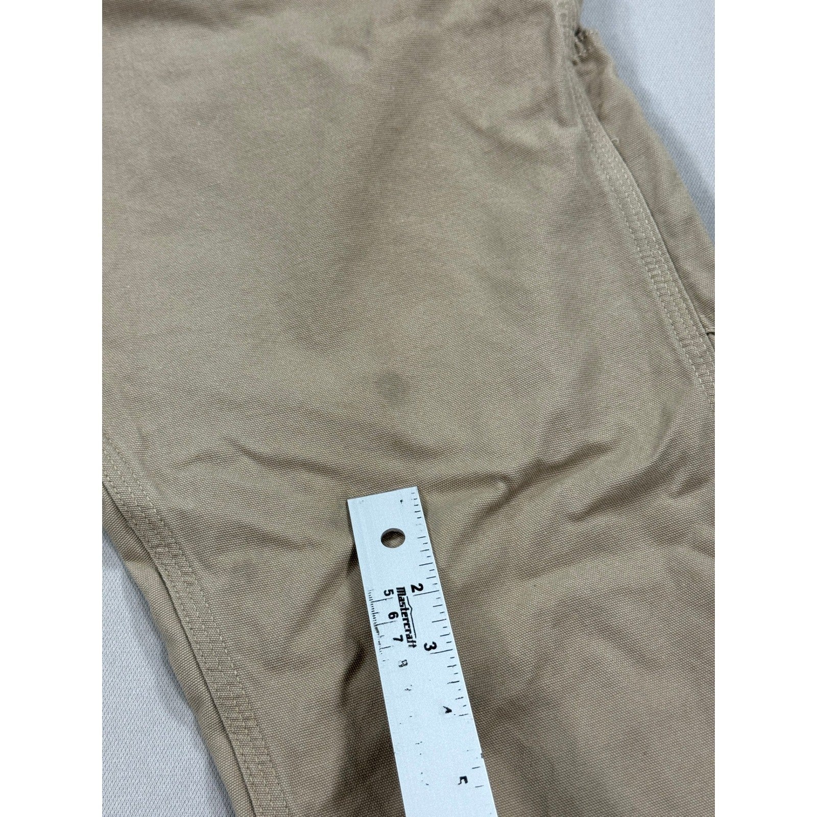 Carhartt Carpenter Pants mens 32x30 Beige Utility Workwear Trousers