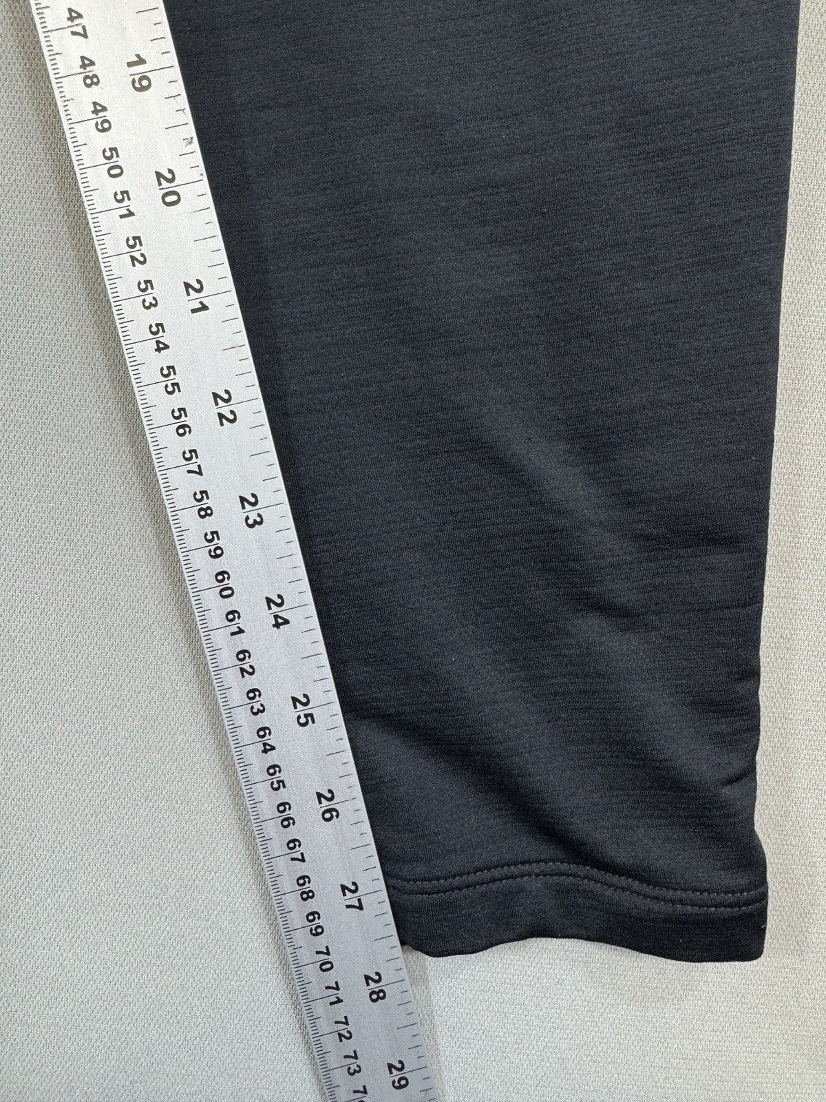 Nike Dri-Fit Track Pants mens Large Black Joggers Zipped Ankles Swoosh Tapered