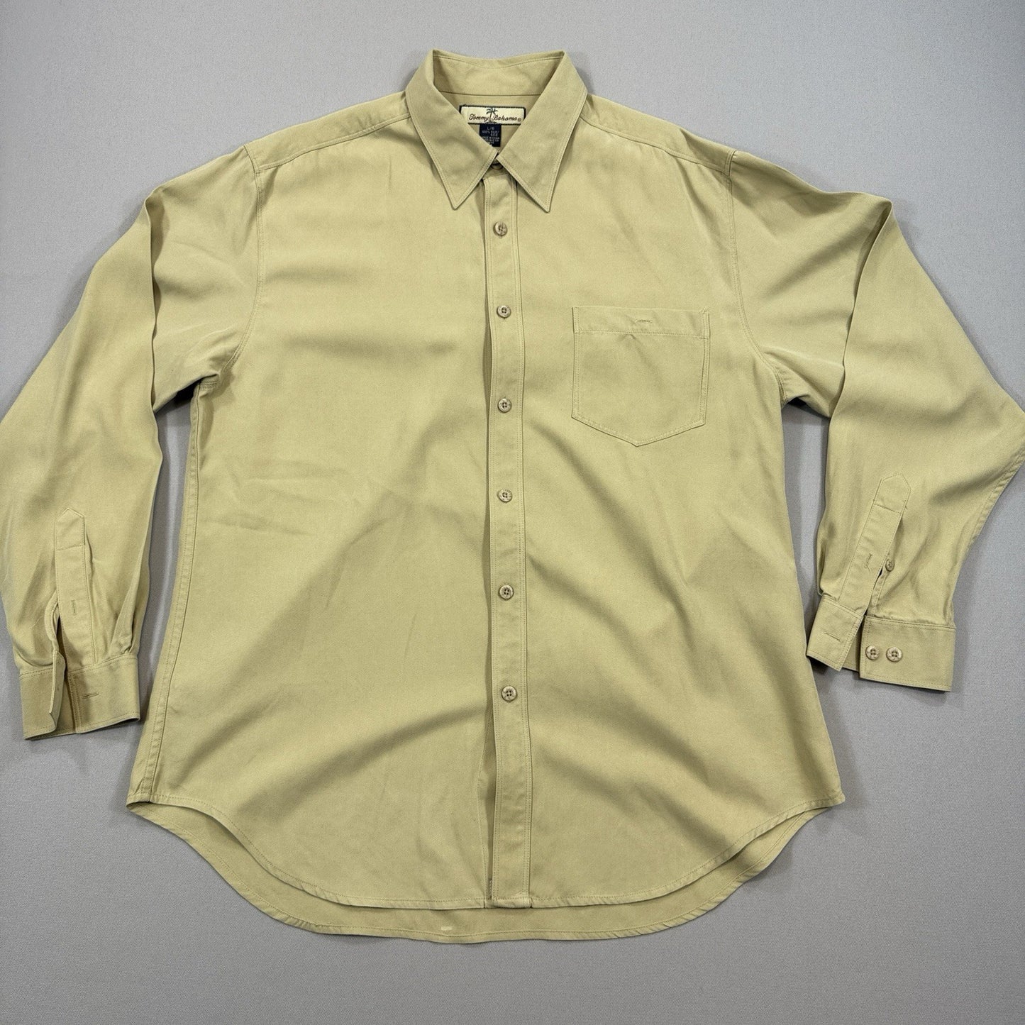 2x Tommy Bahama Shirts mens Large Long Sleeve Button Down 100% Silk