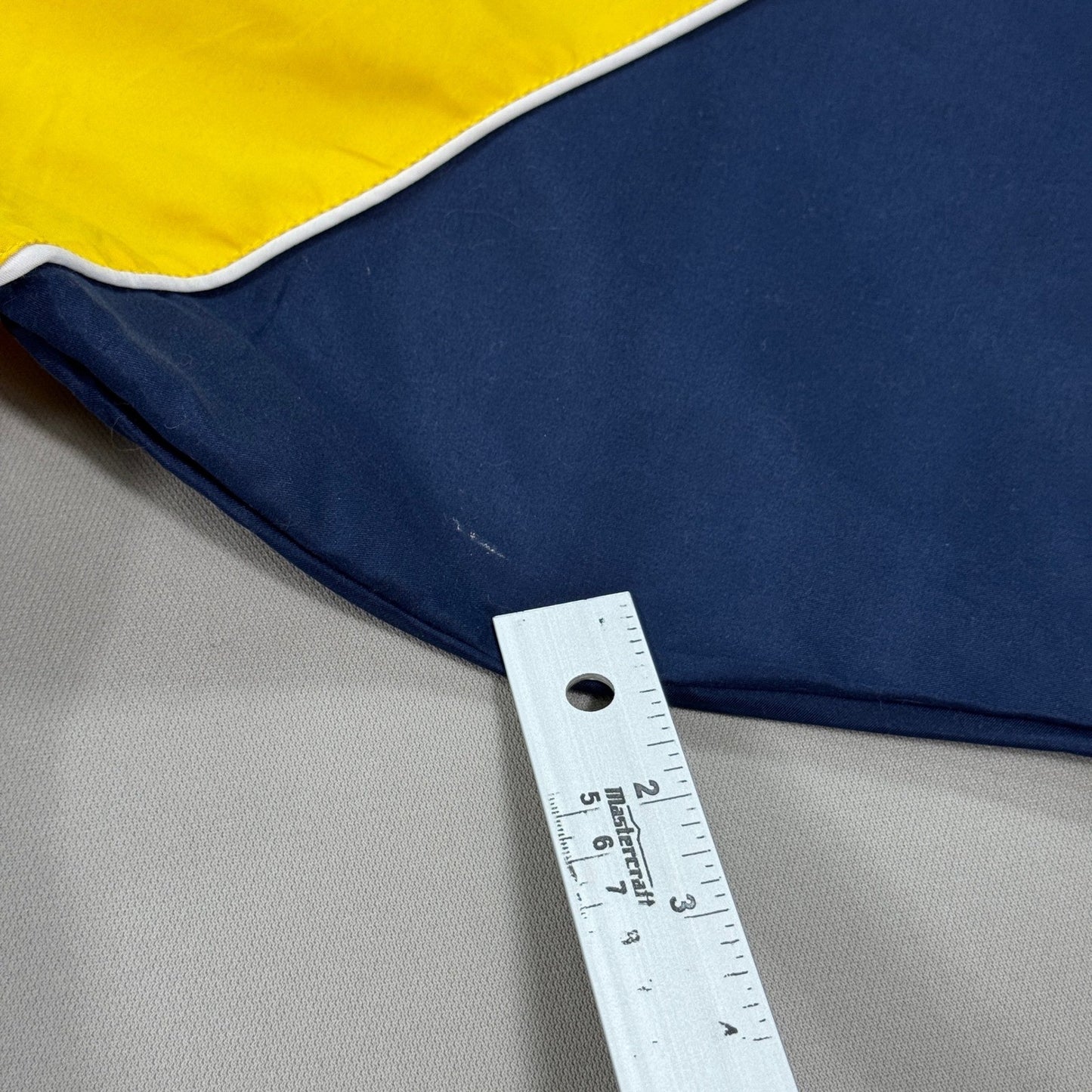 Vintage NBA Indiana Pacers Pullover Windbreaker Jacket mens XXL Yellow Blue