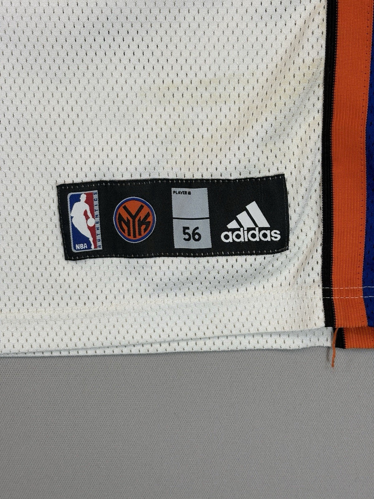 Vintage Adidas New York Knicks Stephon Marbury #3 jersey Reebok sz 56 Basketball