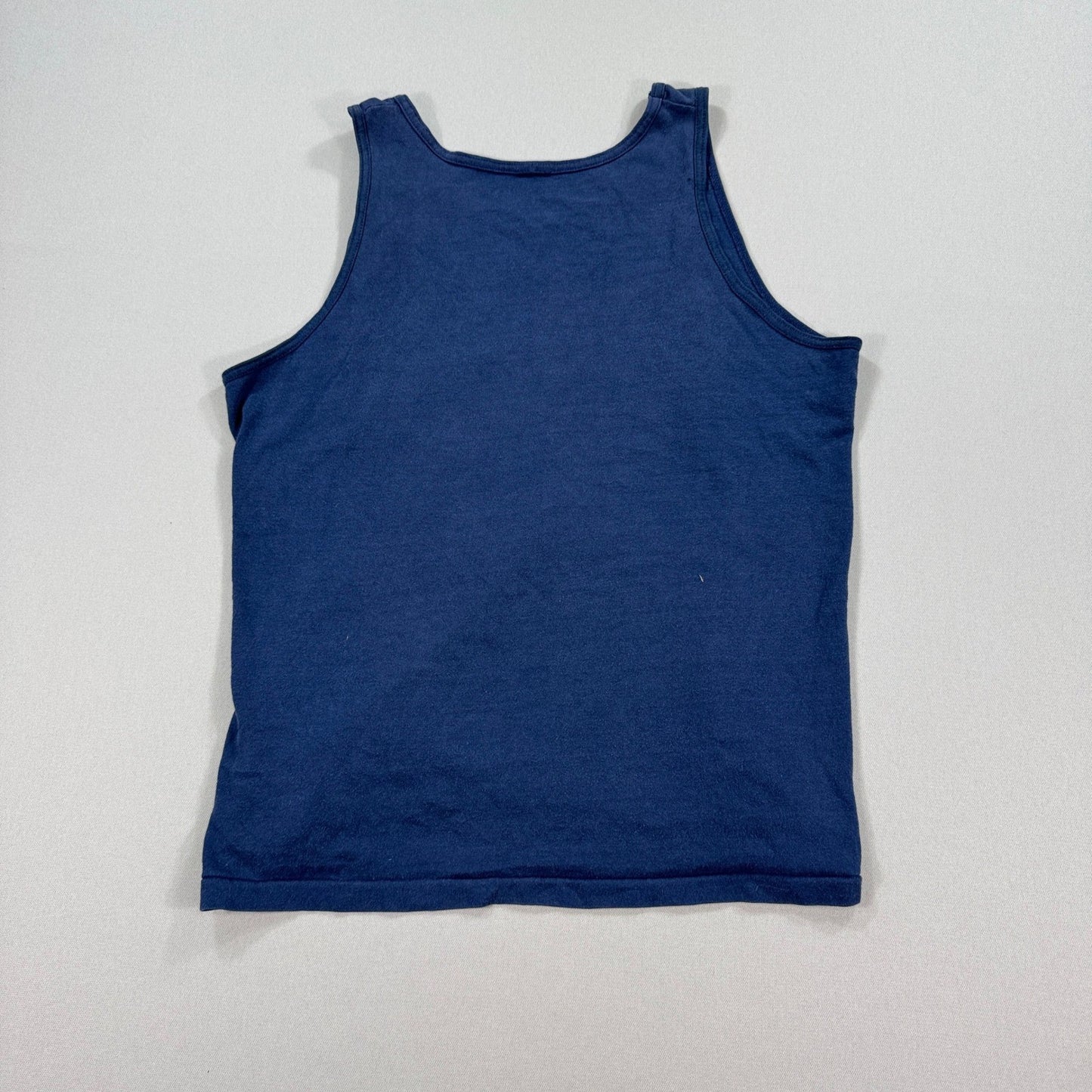 Vintage 80s Detroit Tigers Tank Top mens Large 1989 MLB Blue