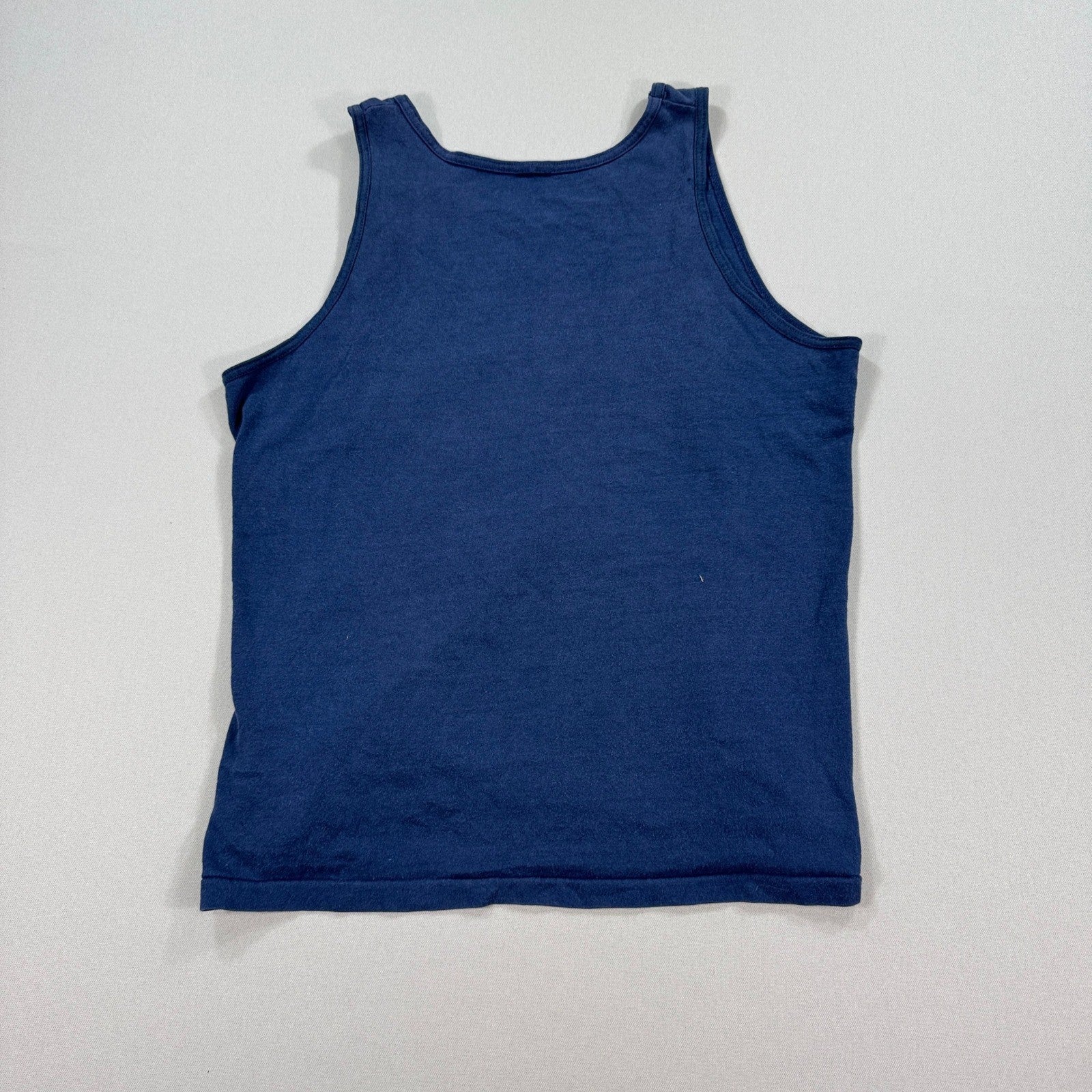 Vintage 80s Detroit Tigers Tank Top mens Large 1989 MLB Blue