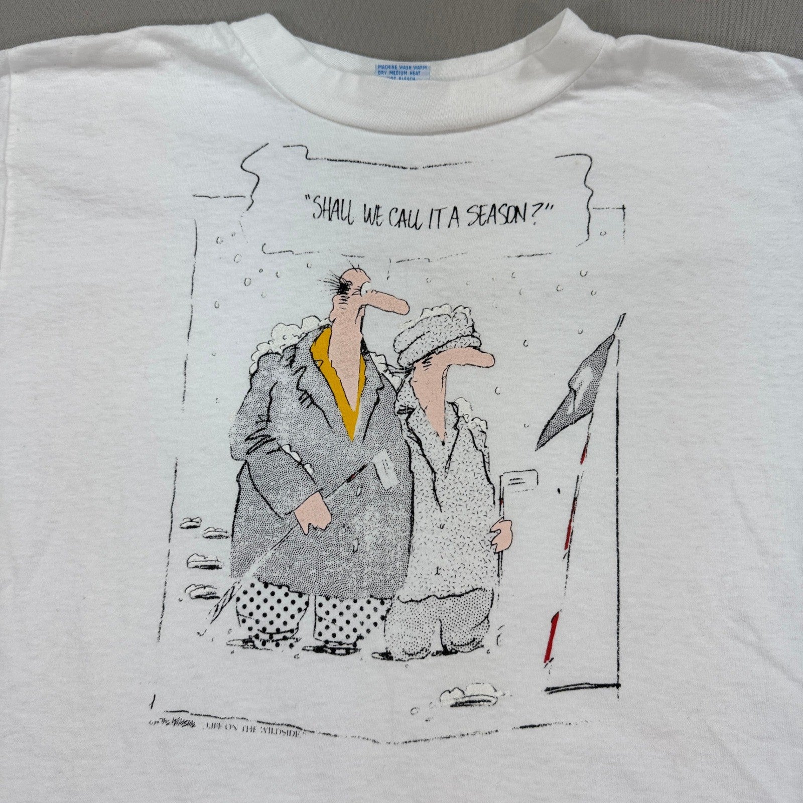 Vintage 90's Life On The Wildside T-Shirt mens Large Single Stitch USA Made