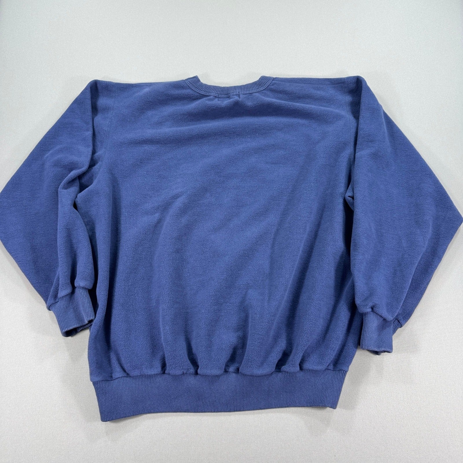 Vintage Michigan Wolverines Sweatshirt Bulletin mens XL Pullover Crewneck Blue