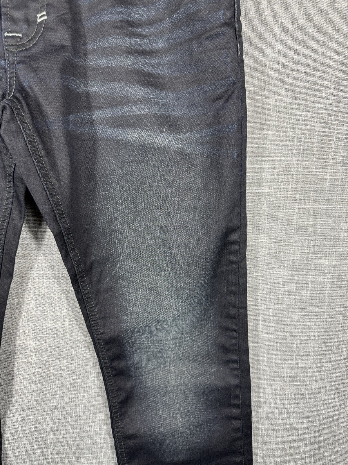 Buffalo David Bitton Ash X Skinny Stretch Black Jeans Dark Wash Mens 32x32