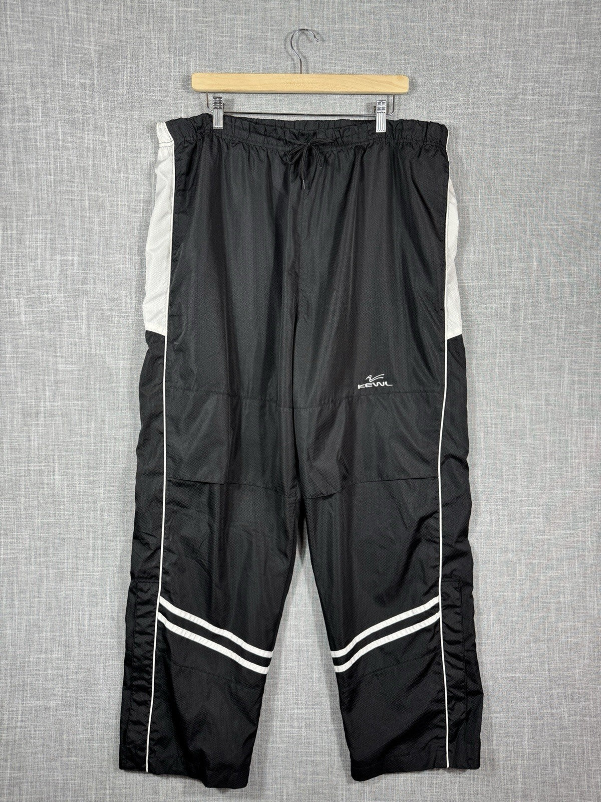 Track Pants Y2K Baggy Grunge Made In Hing Jong Kewl Size 2XL