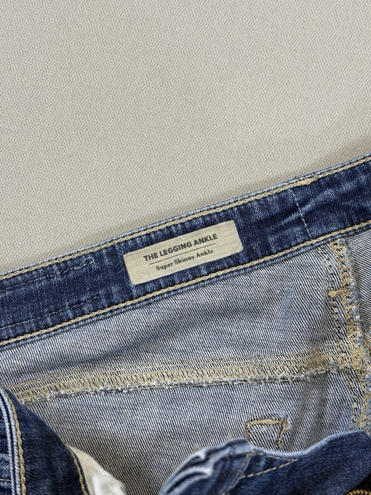 AG Adriano Goldschmied Jeans mens Size 30R Legging Ankle Skinny Blue Denim