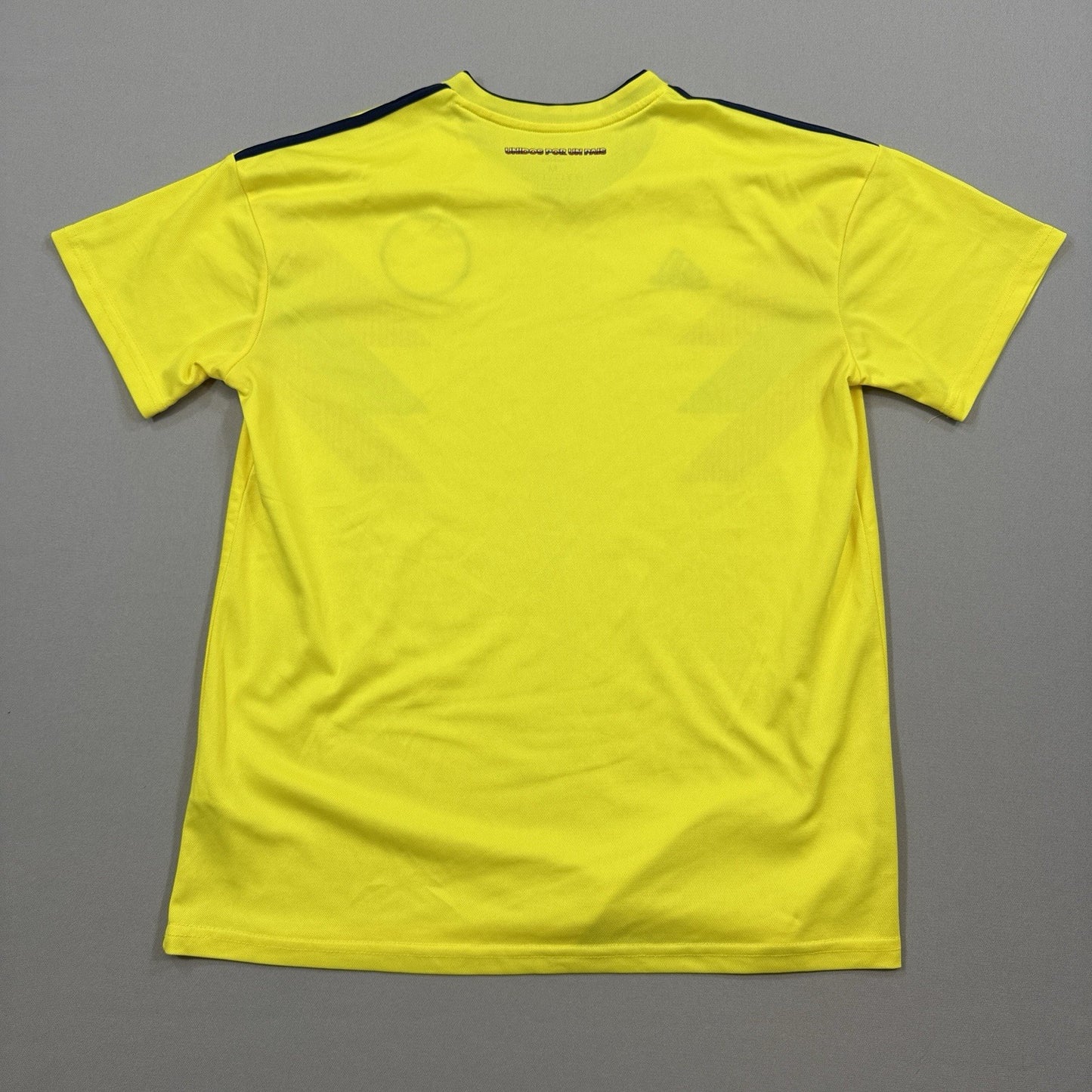 Adidas Climalite Colombia Home Football Jersey mens Medium Yellow Soccer