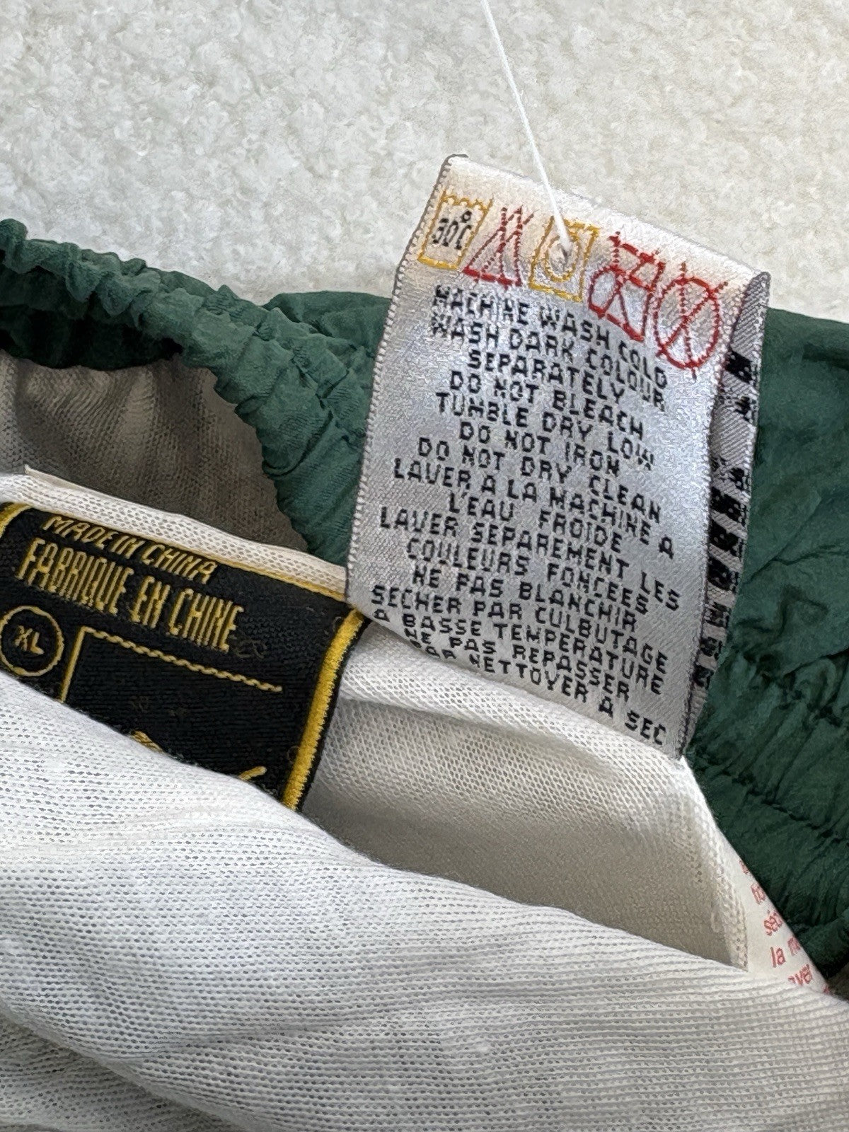 Vintage Puma Circuit Y2K Baggy Zipper Leg Green Pants With Tag Mens XL New