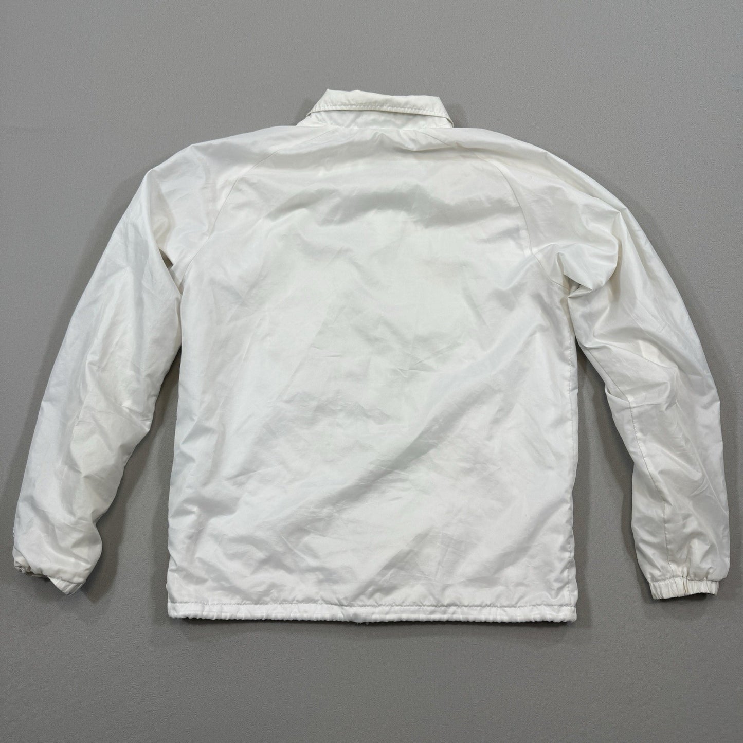 Champion Life West Breaker Edition Coaches Jacket mens Medium White Button Up