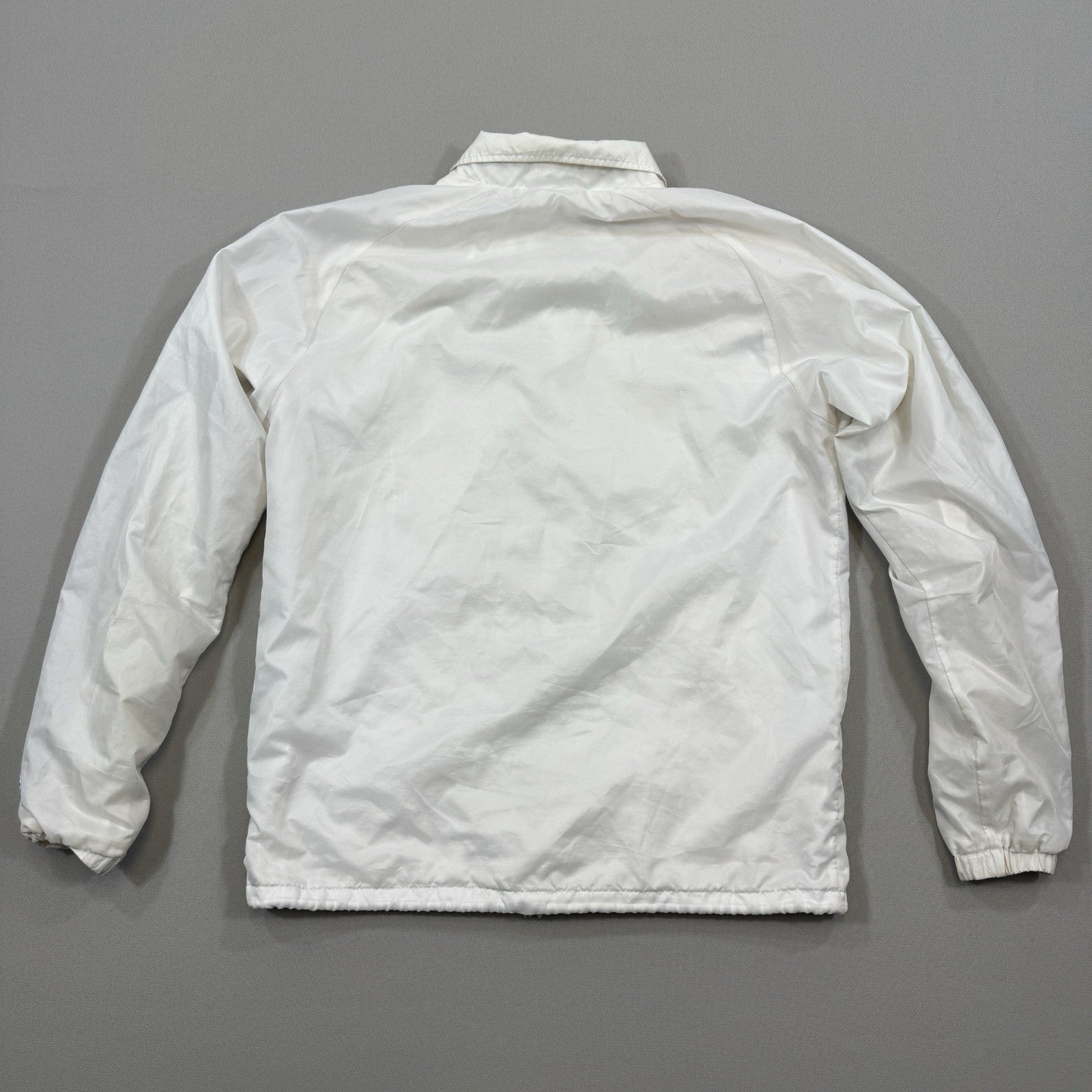 Champion Life West Breaker Edition Coaches Jacket mens Medium White Button Up