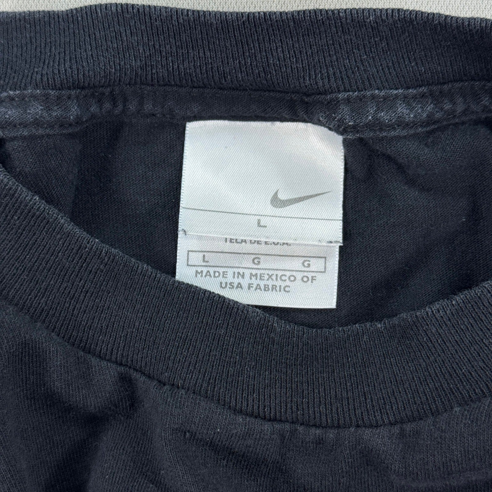 VTG Nike Breath of Fresh Air T-Shirt mens Large 3D Graphic Short Sleeve Y2K