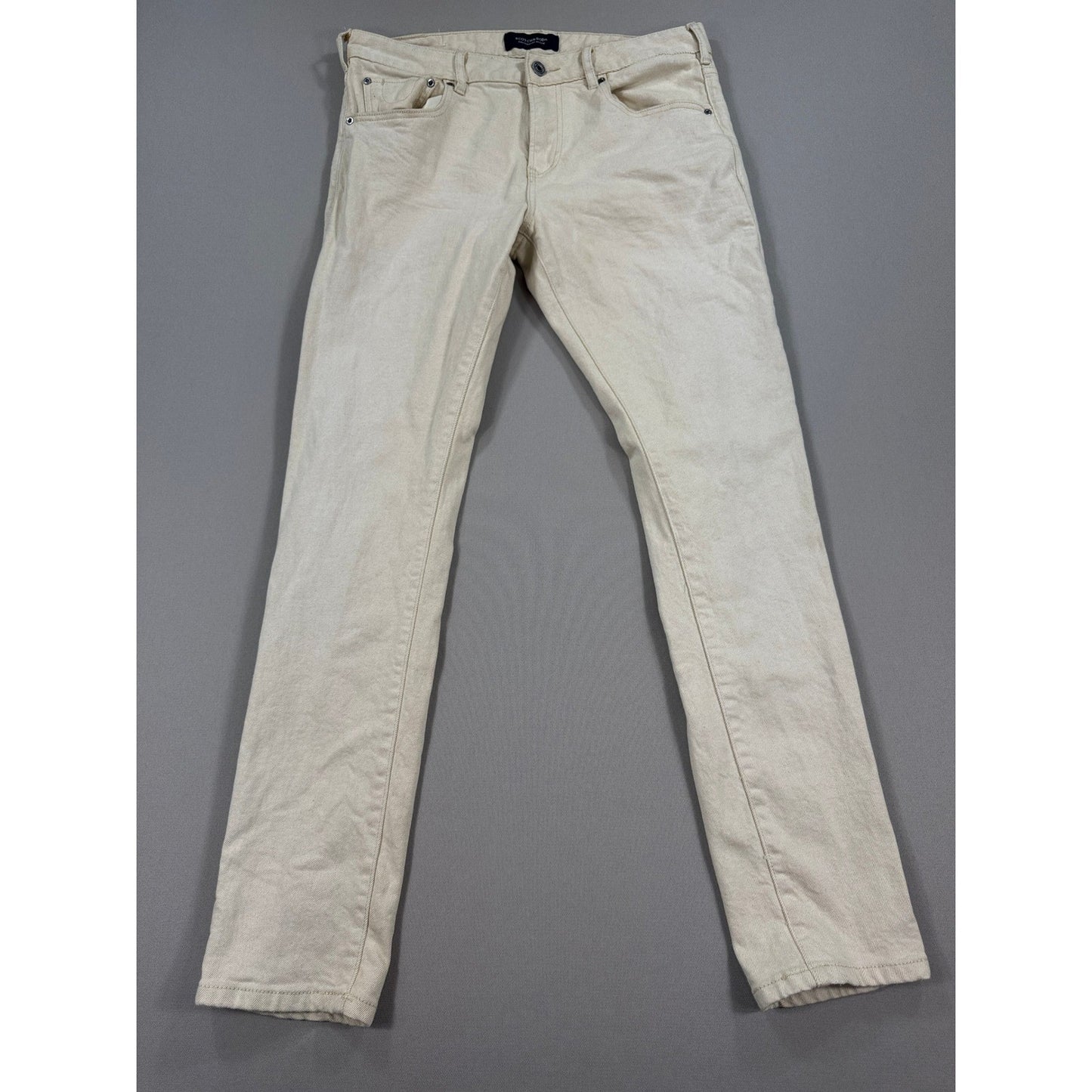 3x Scotch & Soda Jeans Skinny Fit Stretch Denim mens 32x32 Gray Blue Beige