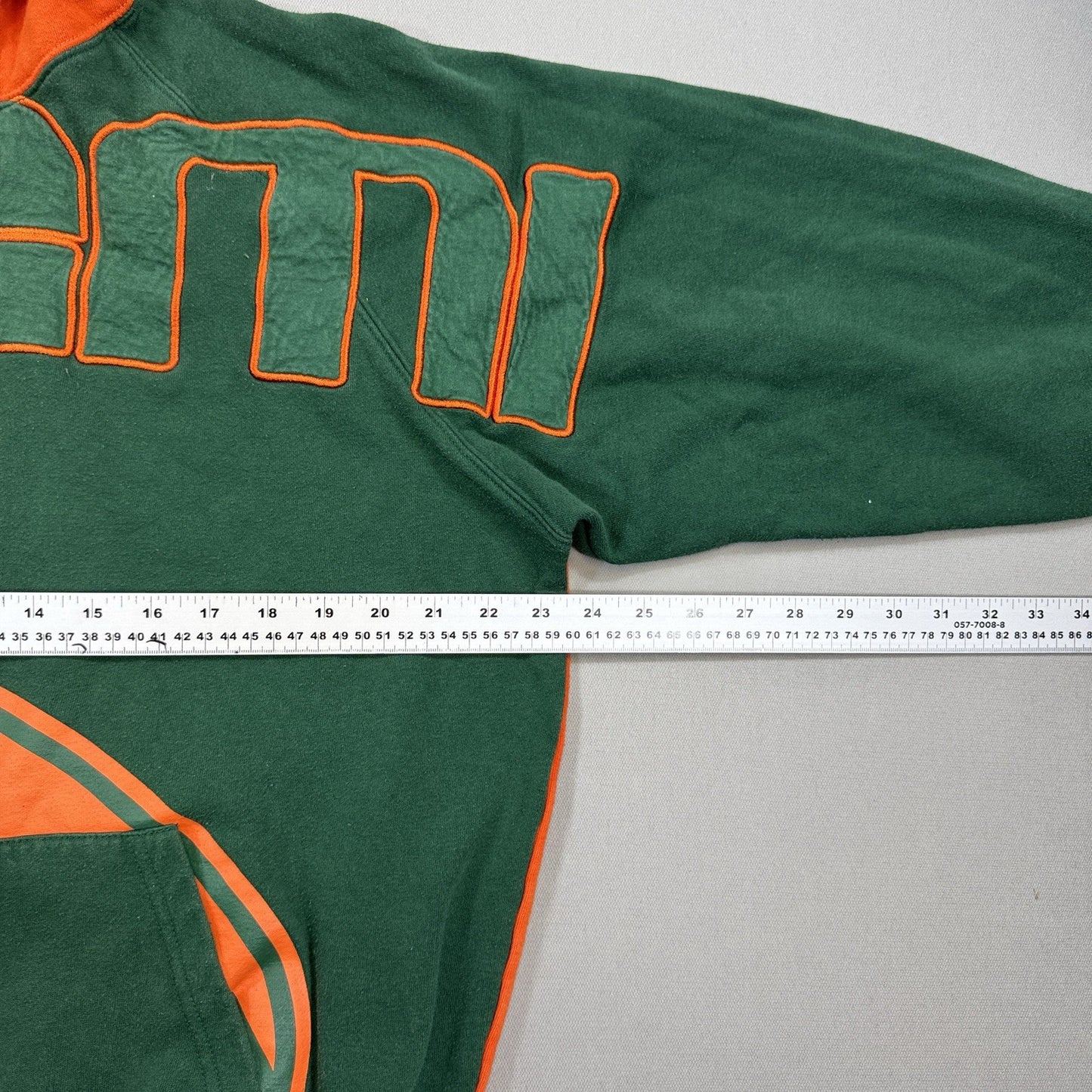 Miami Hurricanes Starter Sebastian The Ibis Sweatshirt Embroidered - Men’s Large