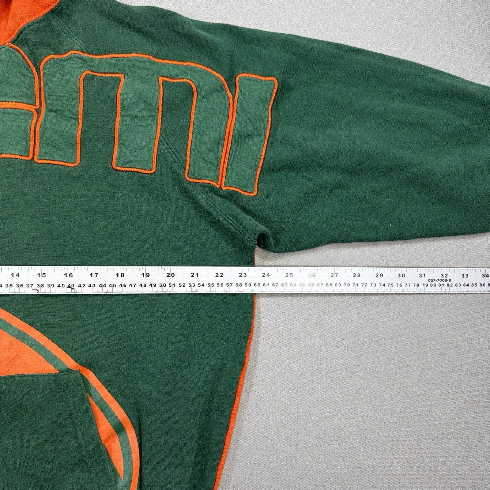 Miami Hurricanes Starter Sebastian The Ibis Sweatshirt Embroidered - Men’s Large