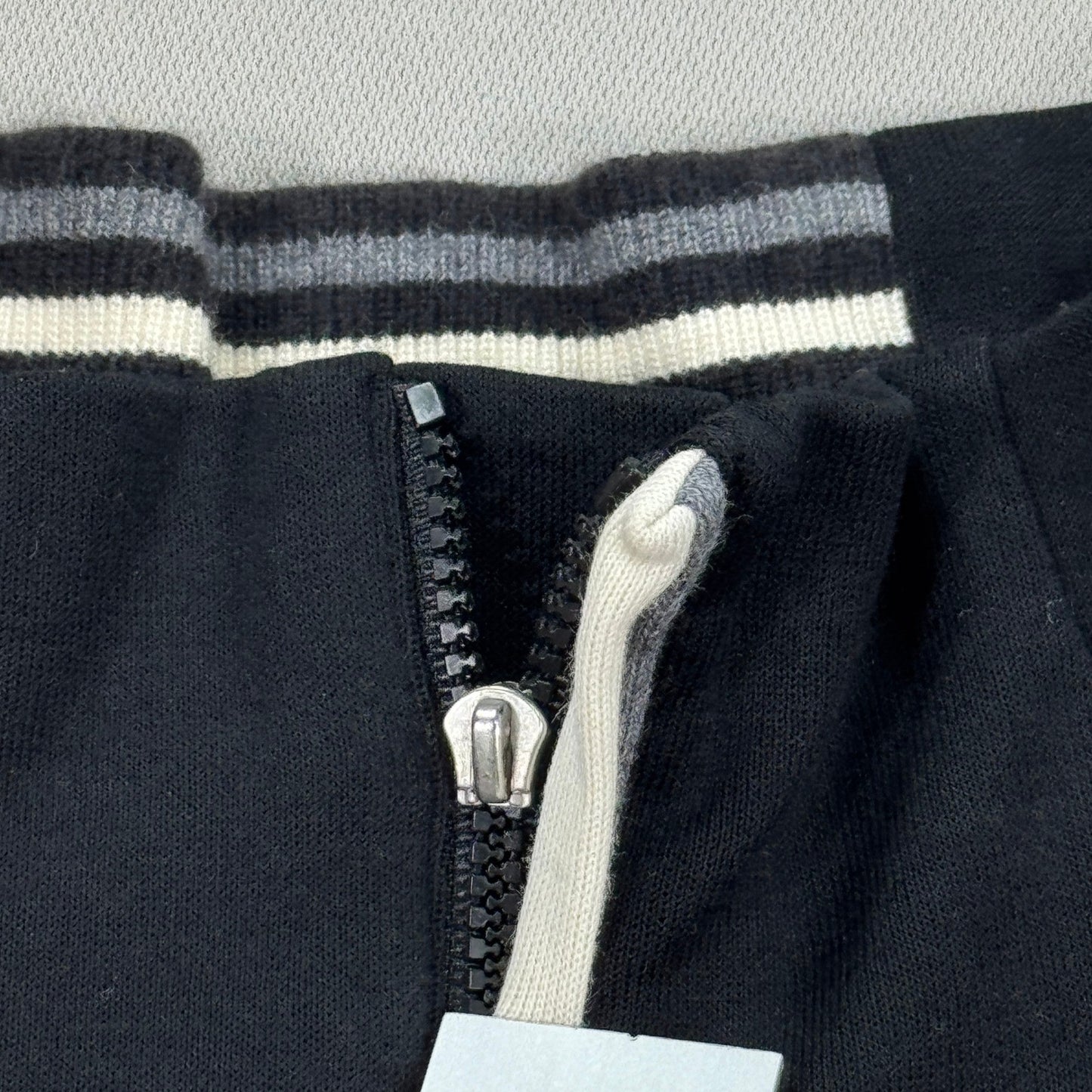 BOSS Hugo Boss Sweatshirt Half Zip Pullover mens XL Black Regular Fit Mock Neck