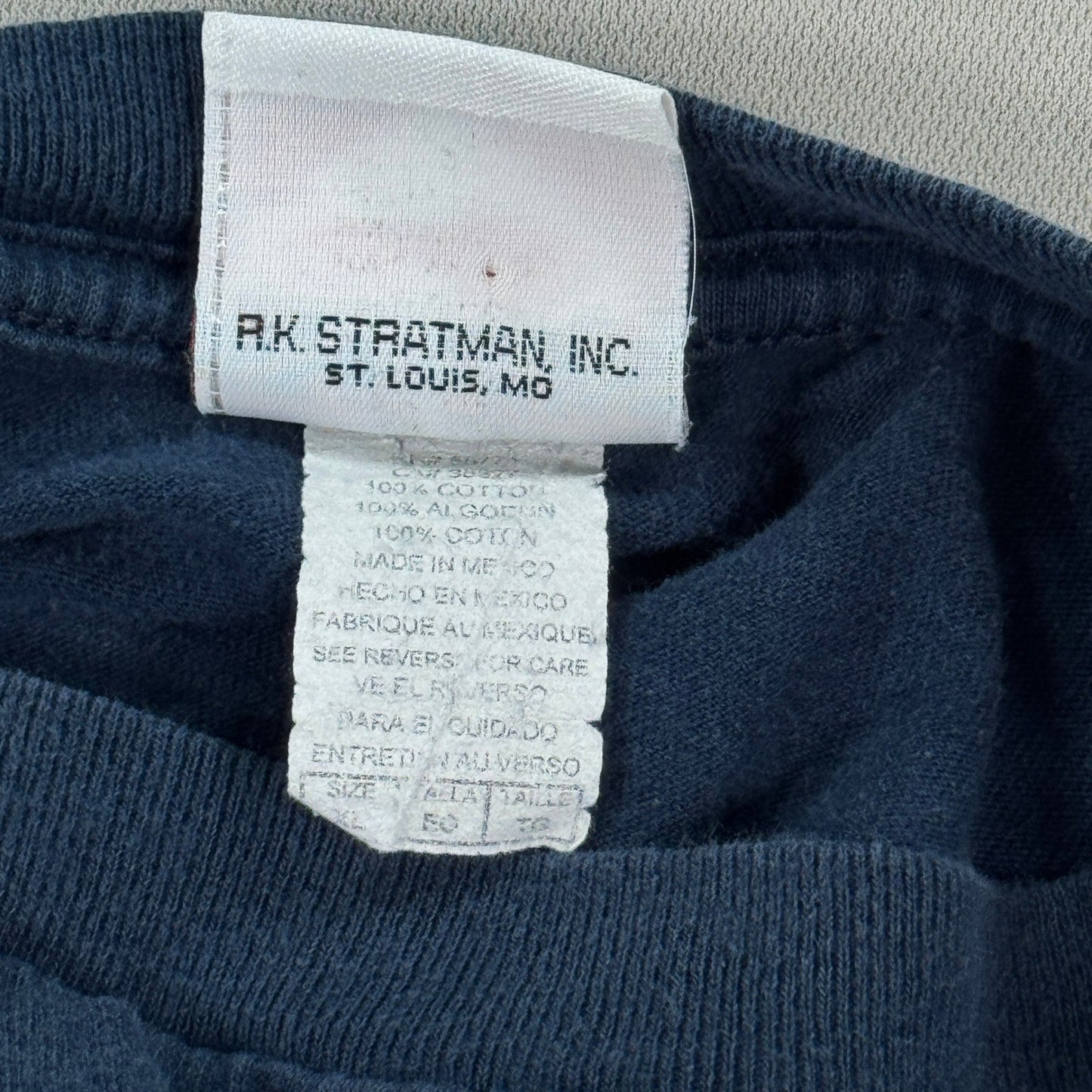 VTG Harley Davidson T-Shirt Front & Back Graphic mens XL Blue Cancun Mexico Y2K