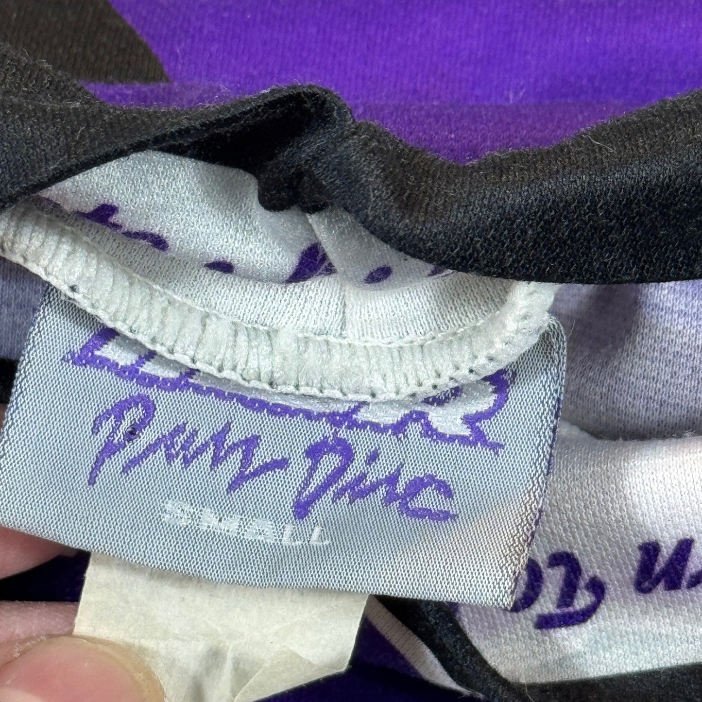 Vintage MSR Racing System 6 Jersey mens Small Purple Graphic Motocross Shirt