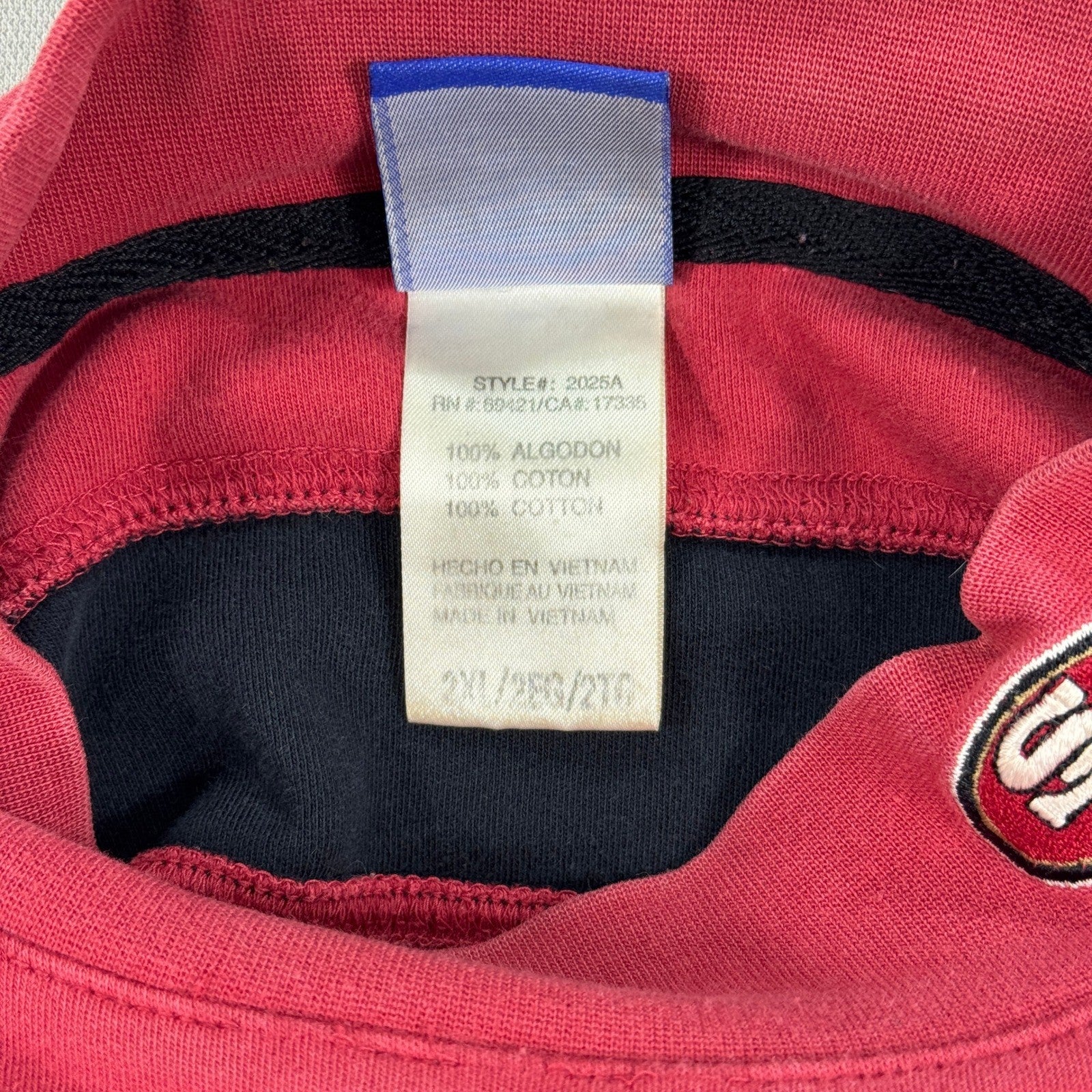 Reebok San Francisco 49ers Football Sweatshirt NFL Apparel Mens 2XL Red Pullover