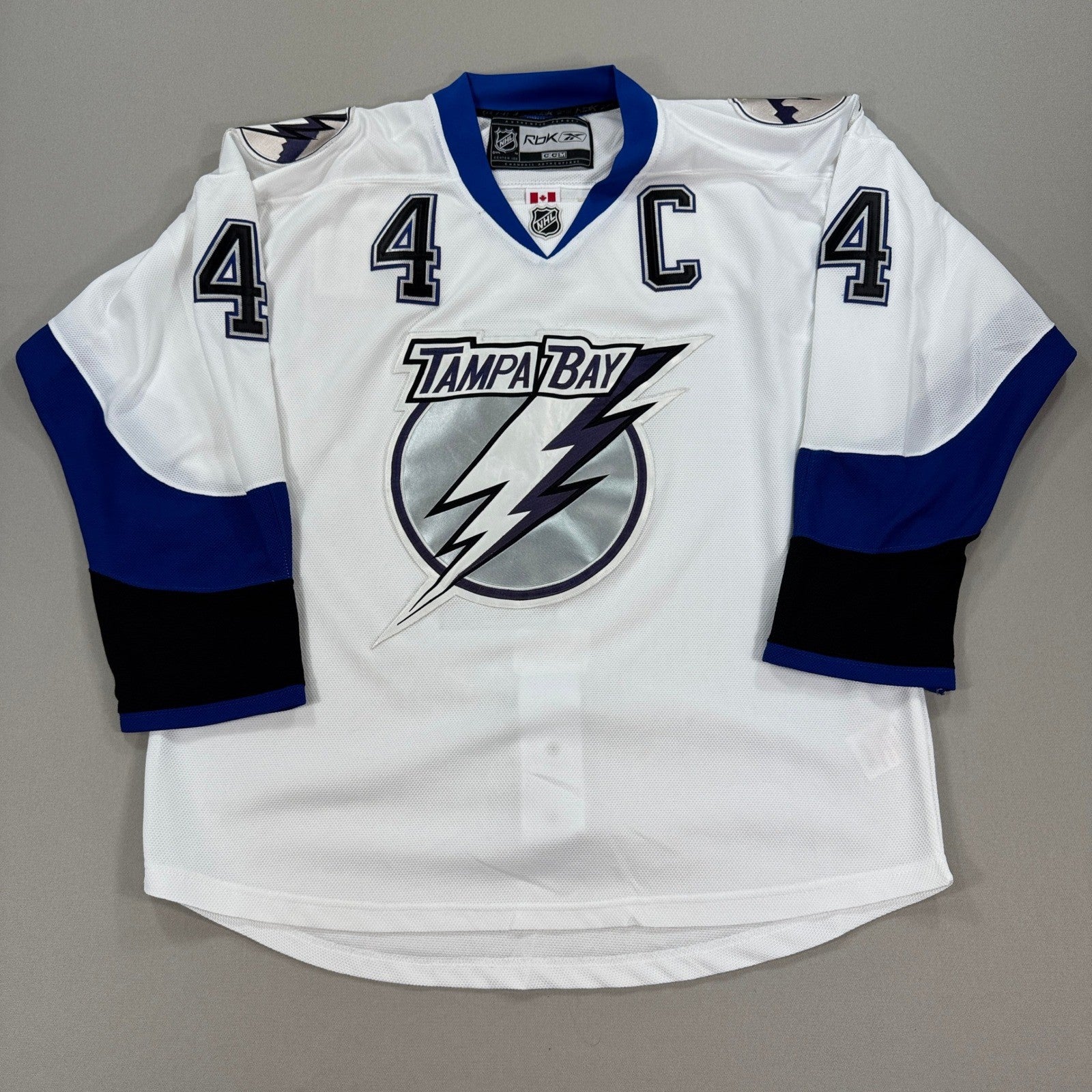 Vincent Lecavalier #4 Tampa Bay Lightning NHL Hockey Jersey Reebok CCM Size 50