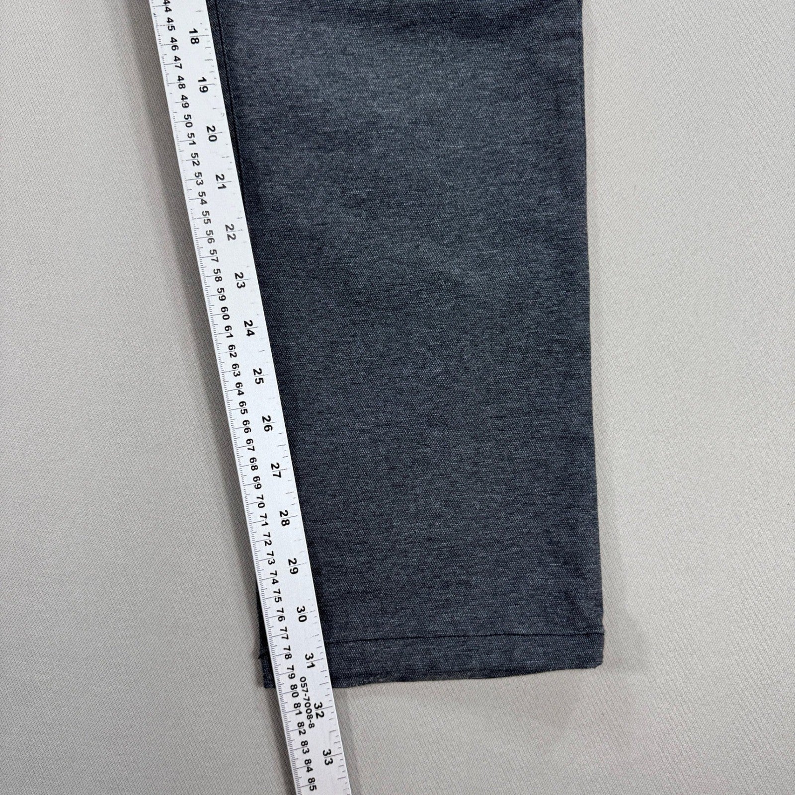 Lululemon Pants Mens 32 Gray Heather ABC Classic Fit Canvas LM5A91S