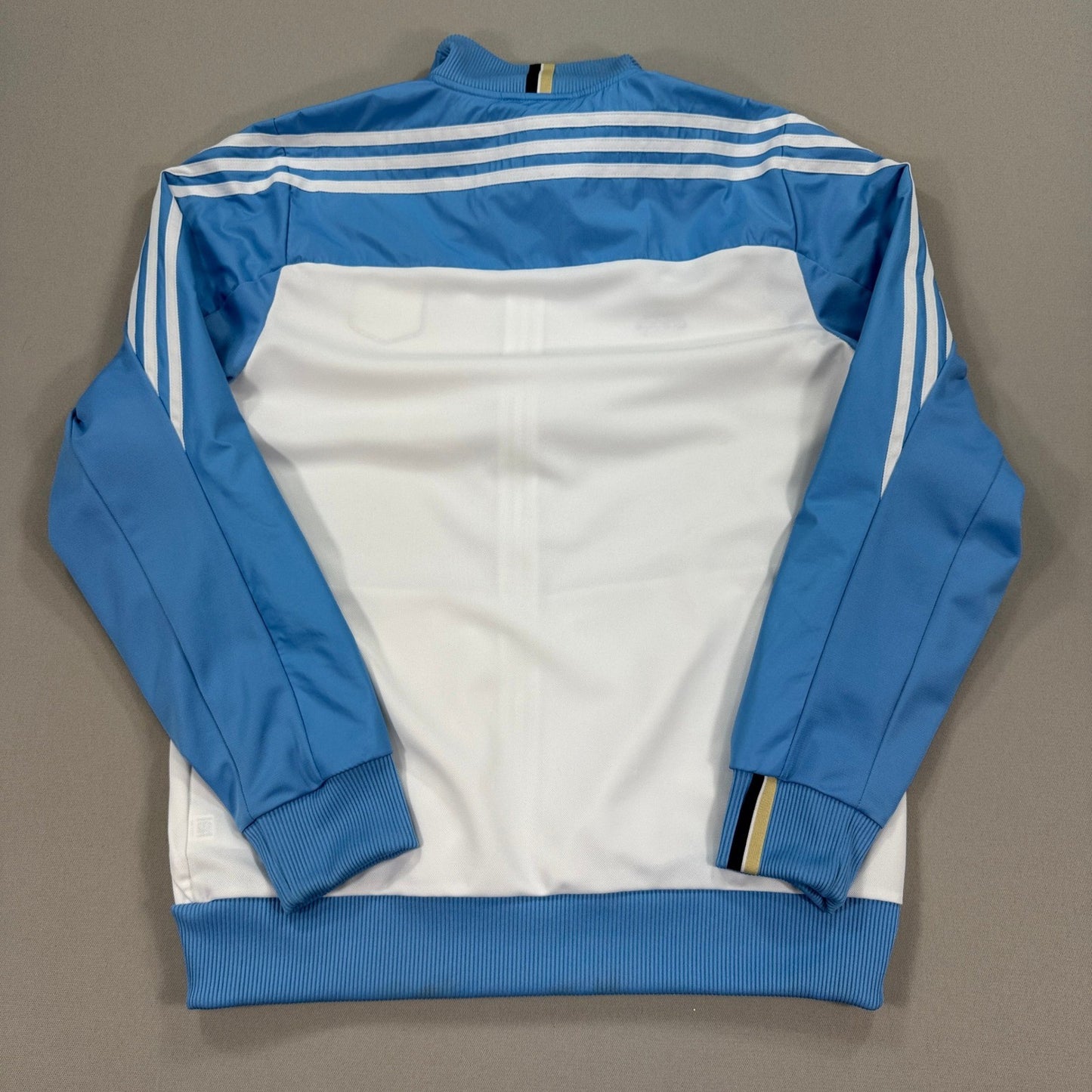 Adidas Team Argentina Track Jacket AFA mens Large Blue White Trefoil Full Zip