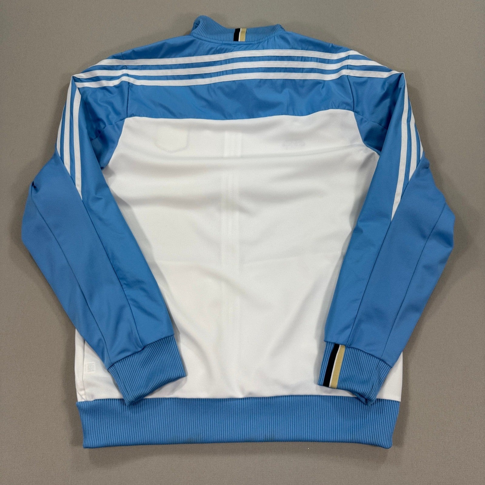 Adidas Team Argentina Track Jacket AFA mens Large Blue White Trefoil Full Zip