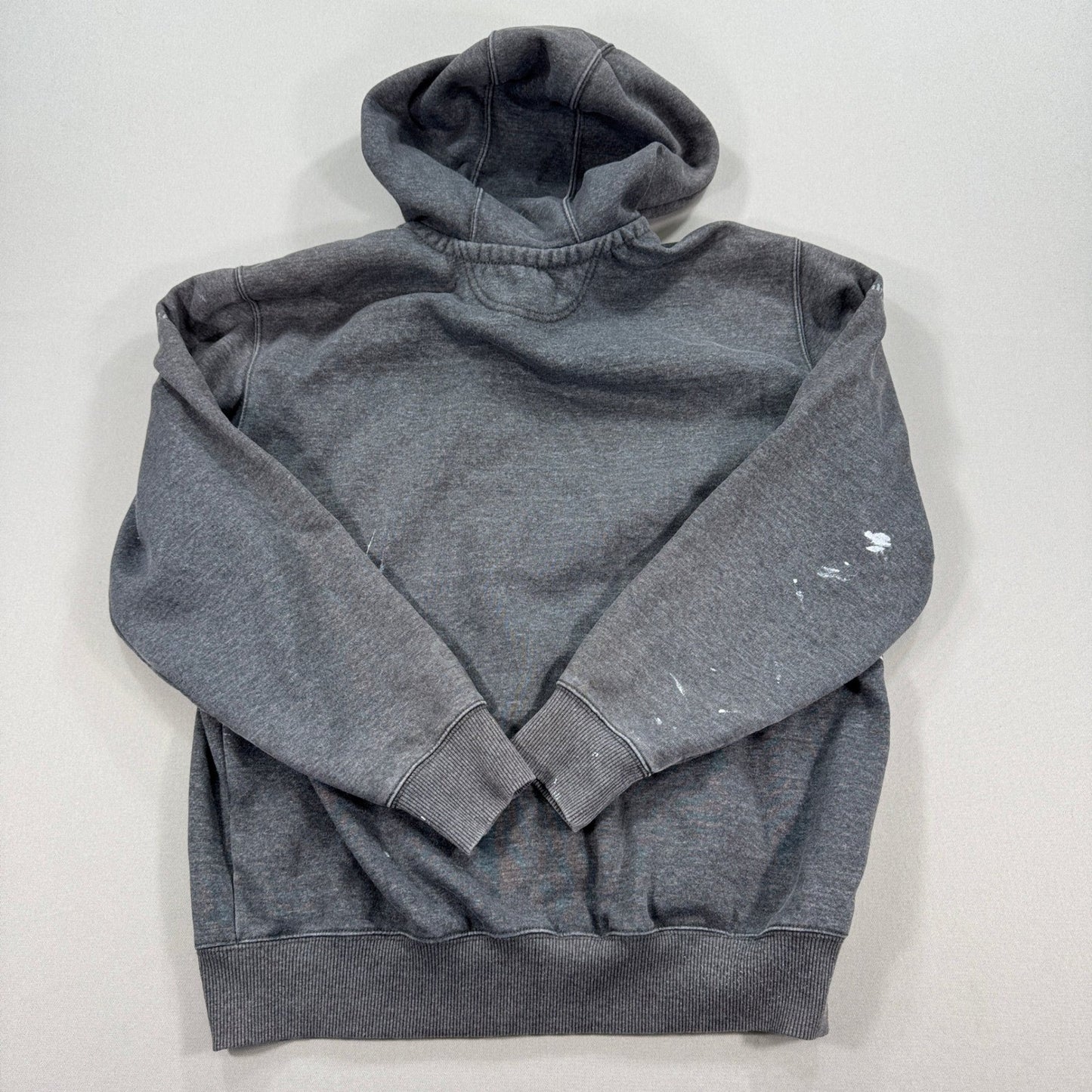 Carhartt Essentials Hoodie Sweatshirt Men's Large Gray Loose Fit Zip Up Oversize