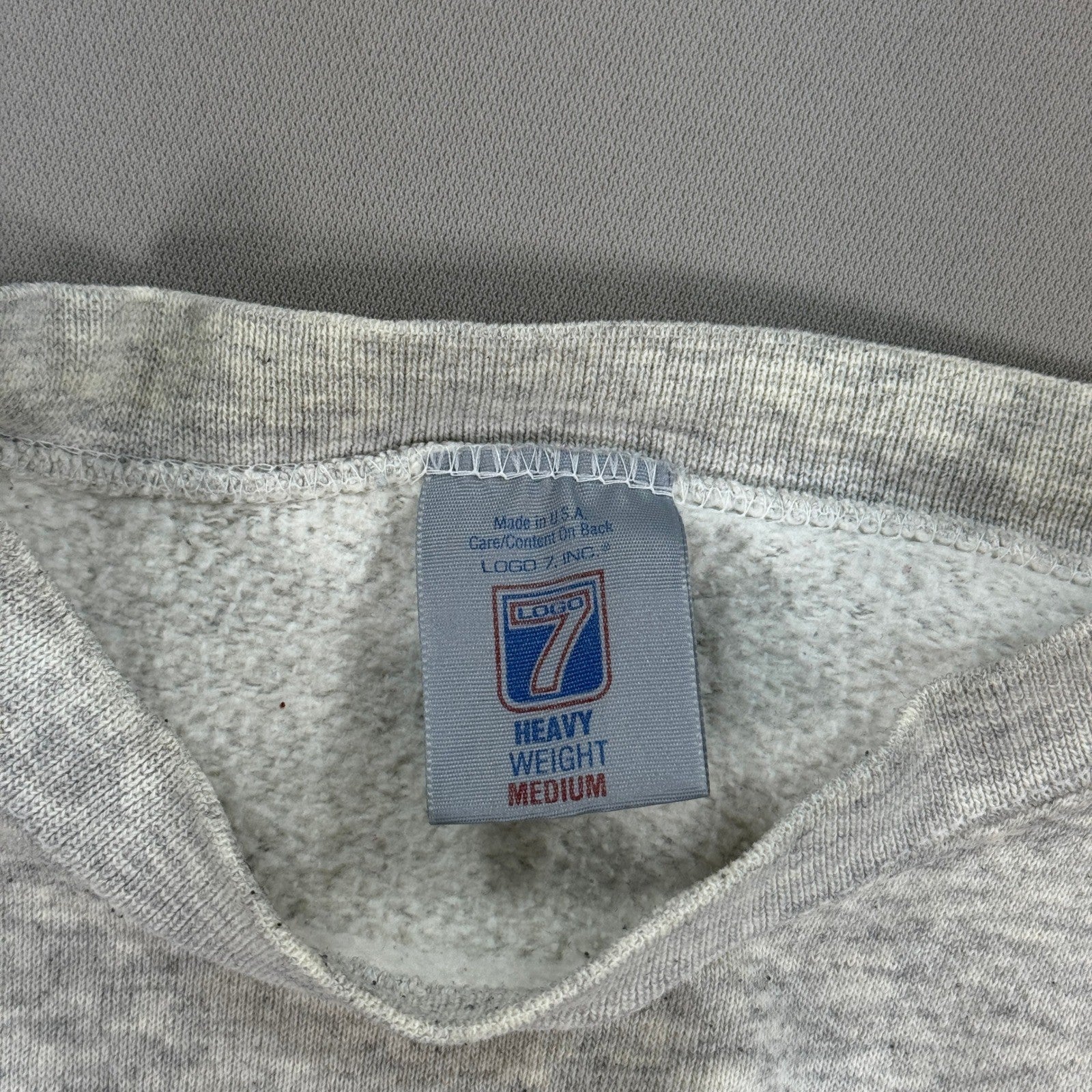 Vintage 90s Jacksonville Jaguars Sweatshirt Logo 7 mens Medium Gray Made In USA