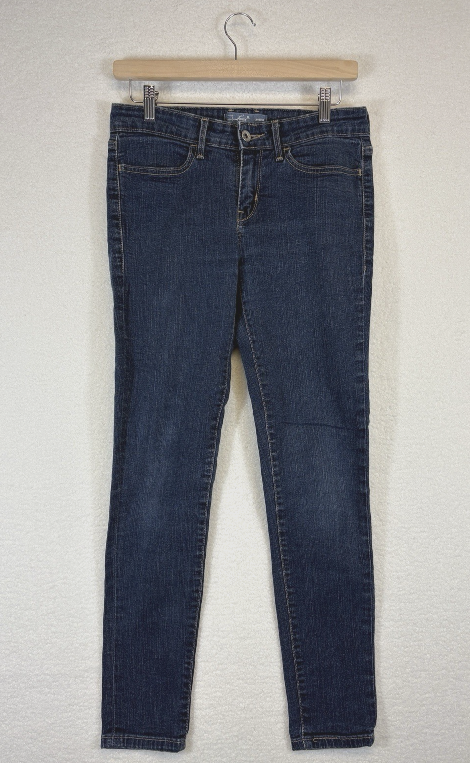 Levi's Skinny Straight Leg Blue Denim Jeans Womens 28x26