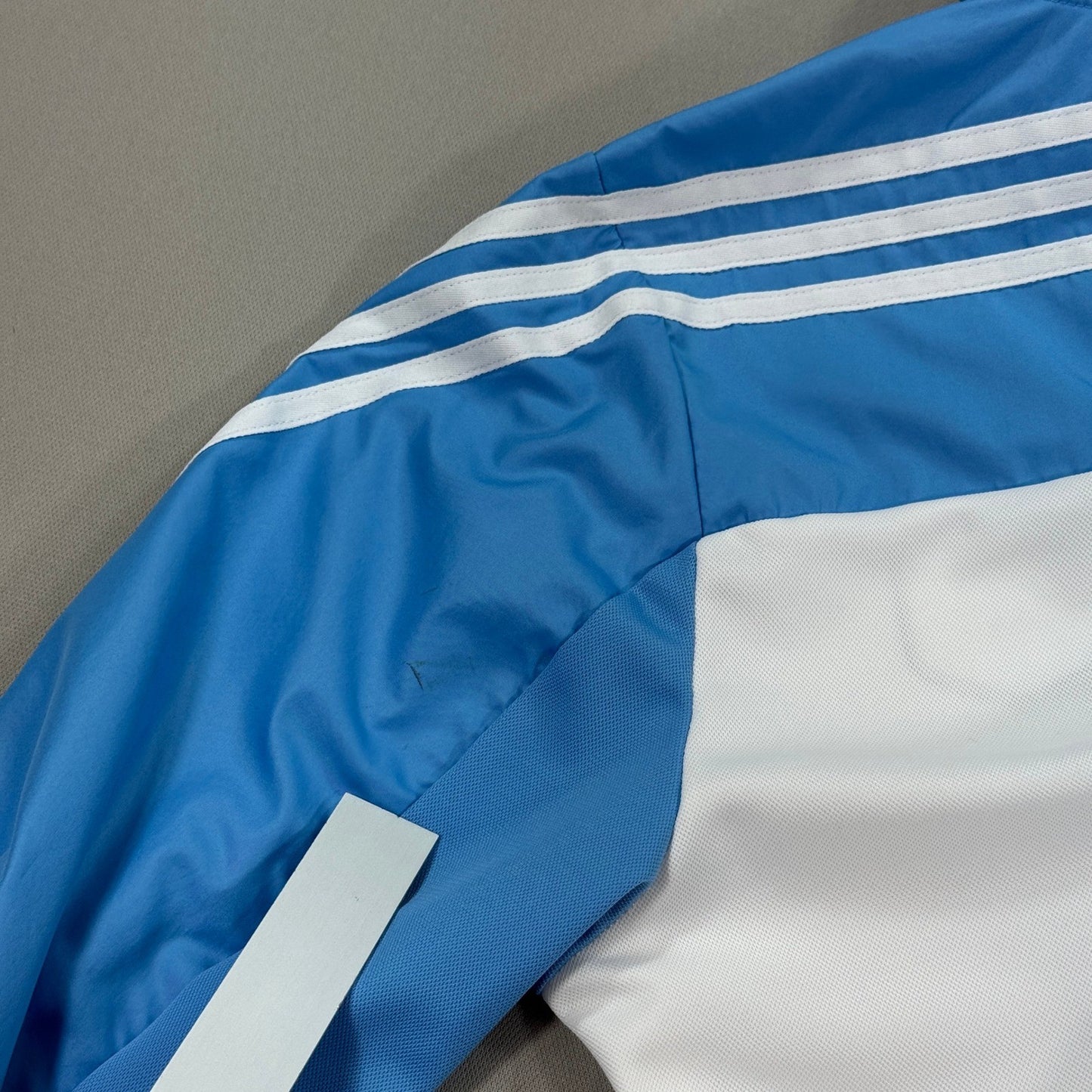 Adidas Team Argentina Track Jacket AFA mens Large Blue White Trefoil Full Zip