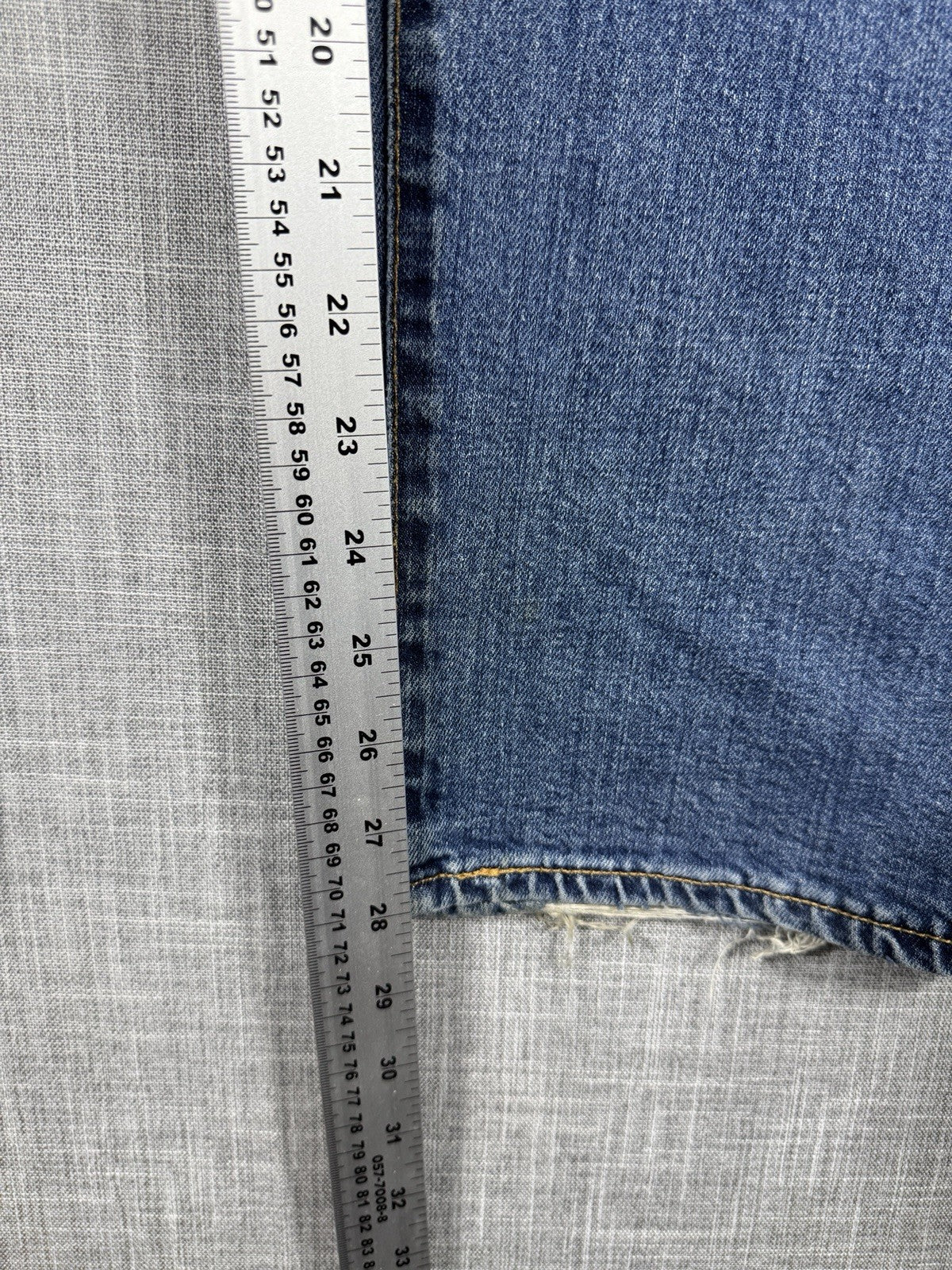 Levi Strauss 505 Straight Leg Loose Blue Jeans Mens 38x30