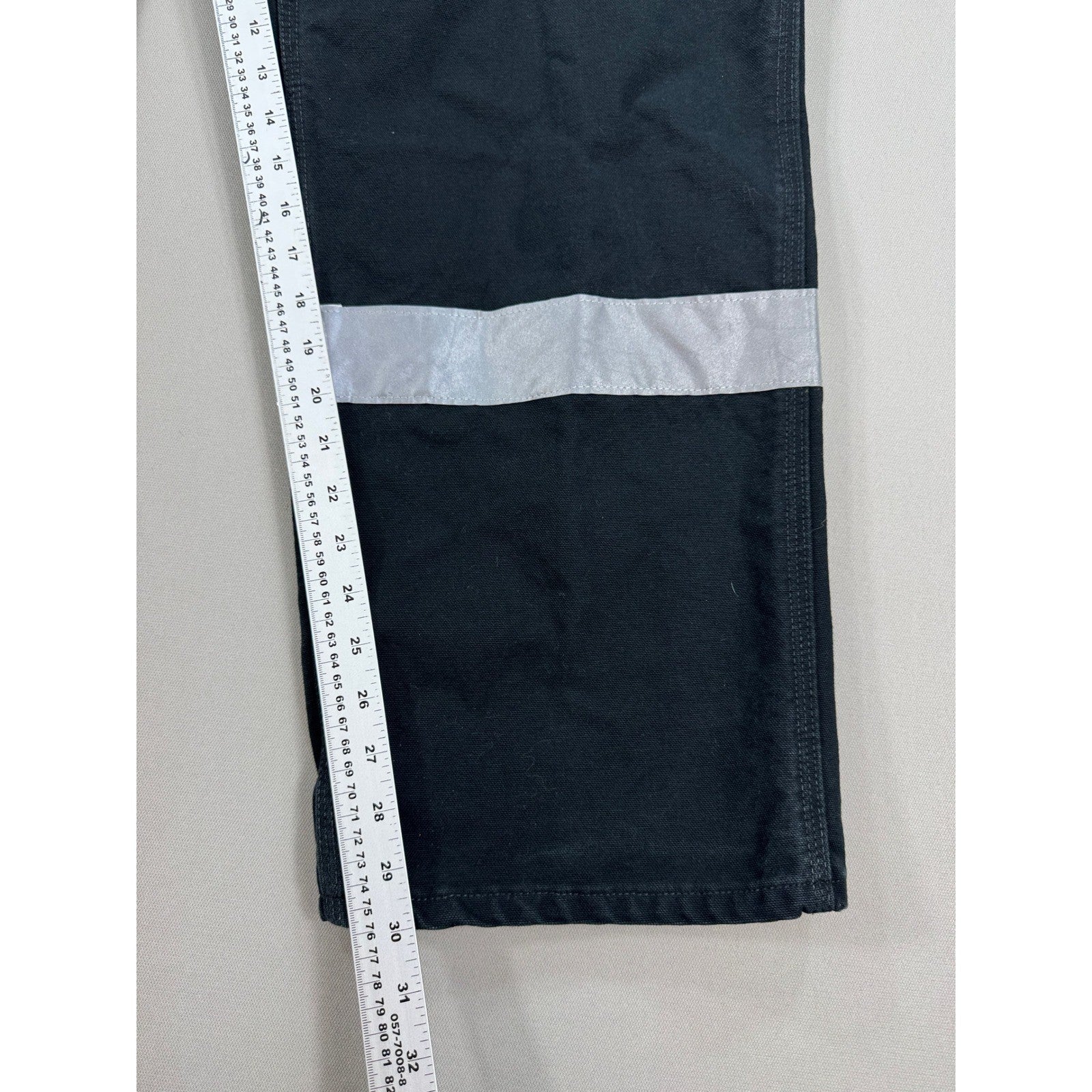 2x Carhartt B11 Original Dungaree Fit Work Pants 40x30 Reflective Stripe lot