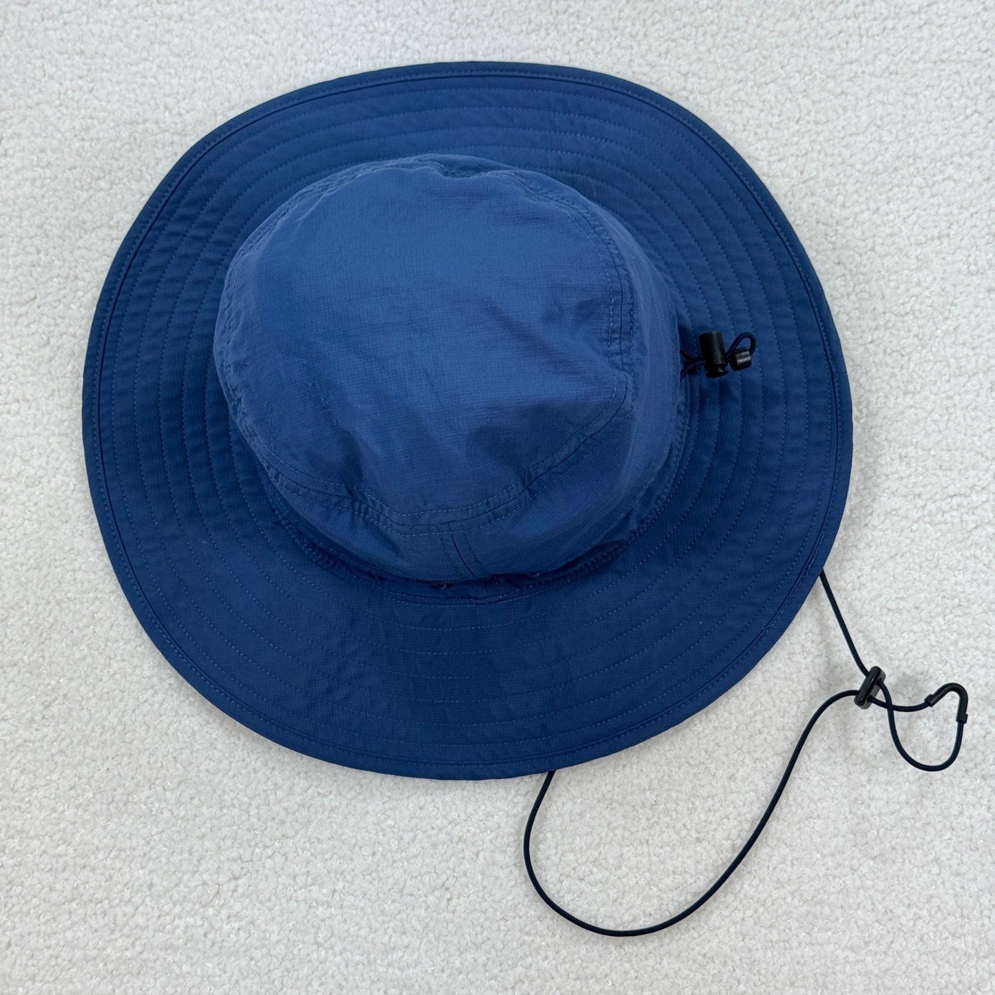 The North Face Blue Bucket Hat Size S - M Vented Adjustable Wide Brim 7 5/8"
