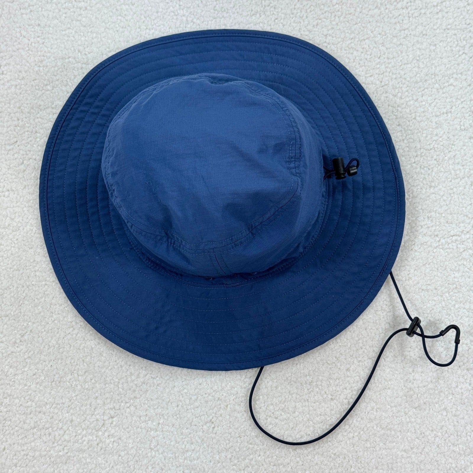 The North Face Blue Bucket Hat Size S - M Vented Adjustable Wide Brim 7 5/8"