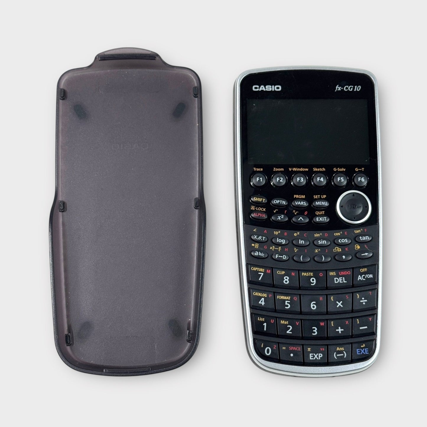 Casio fx CG 10 Color Graphing Calculator With Cover - Tested and Working