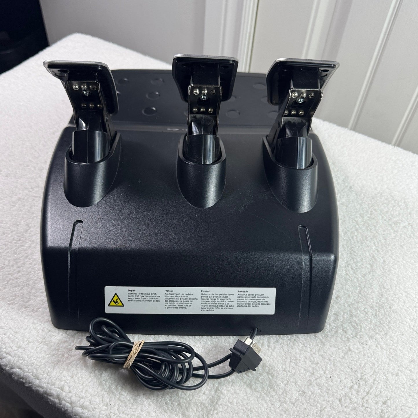 Logitech G29 Driving Force Floor PEDALS ONLY *Read* PS4 PS5 Xbox PC