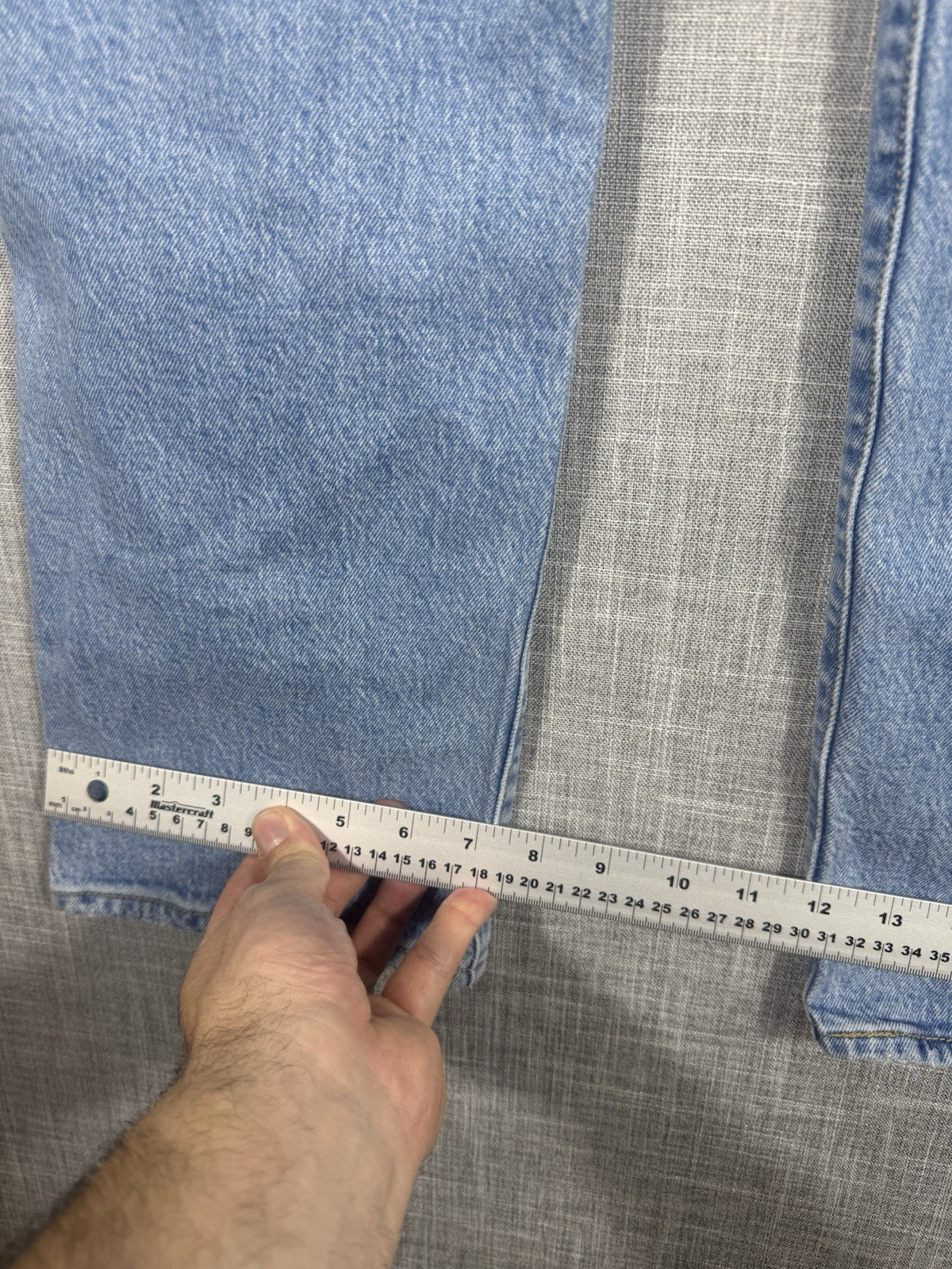 Levis Vintage Jeans Womens W24L27 Big E Ribcage Straight Distressed Light Wash