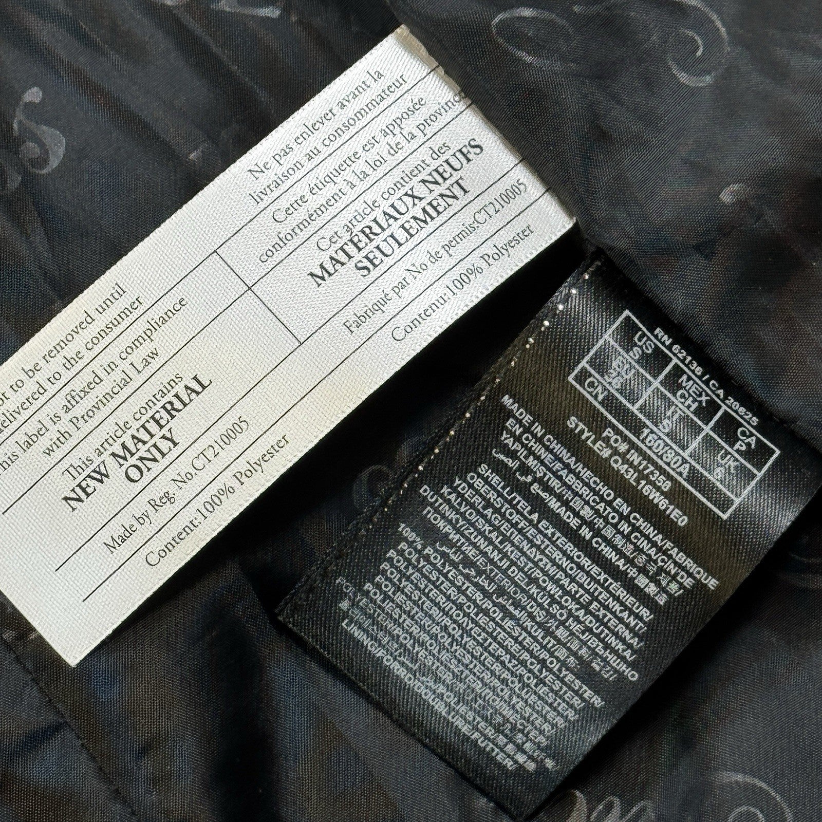 Guess Puffer Vest Jacket Womens Small Black Quilted Full Zip Lightweight