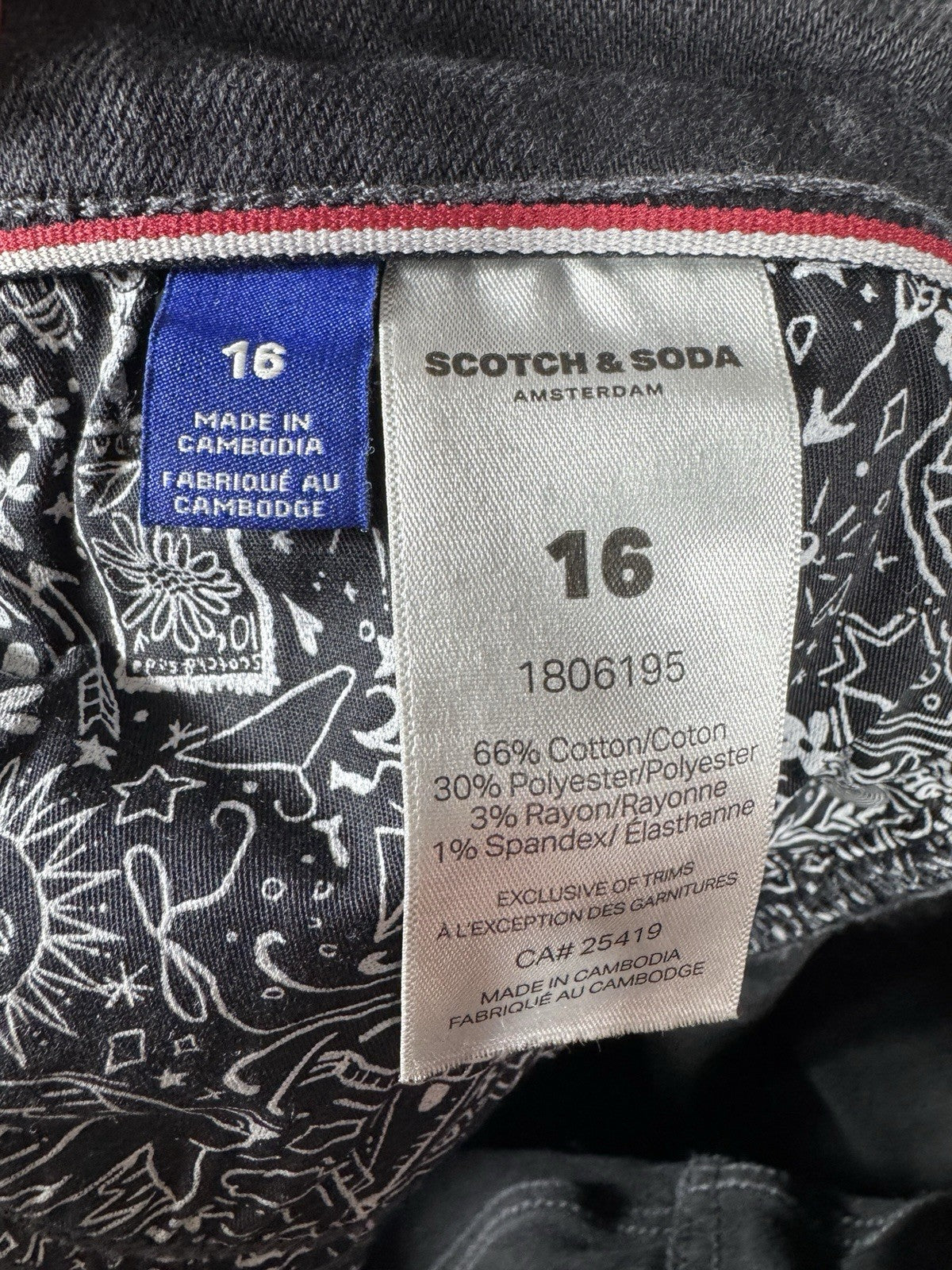 Scotch & Soda Men’s Jeans Straight Leg Size 34/28 Dark Wash Read Description