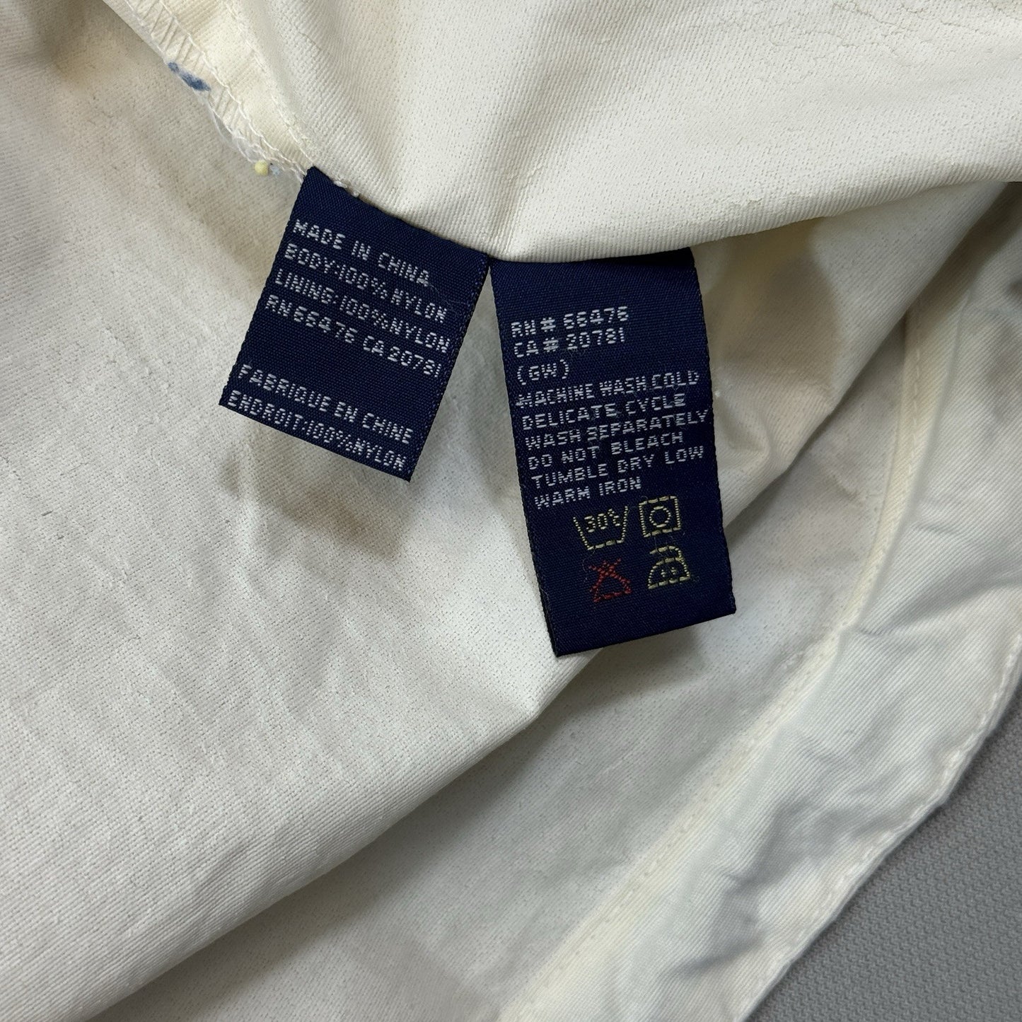 Vintage 90s Tommy Hilfiger Sailing Gear Jacket mens XL White Full Zip Hoodie