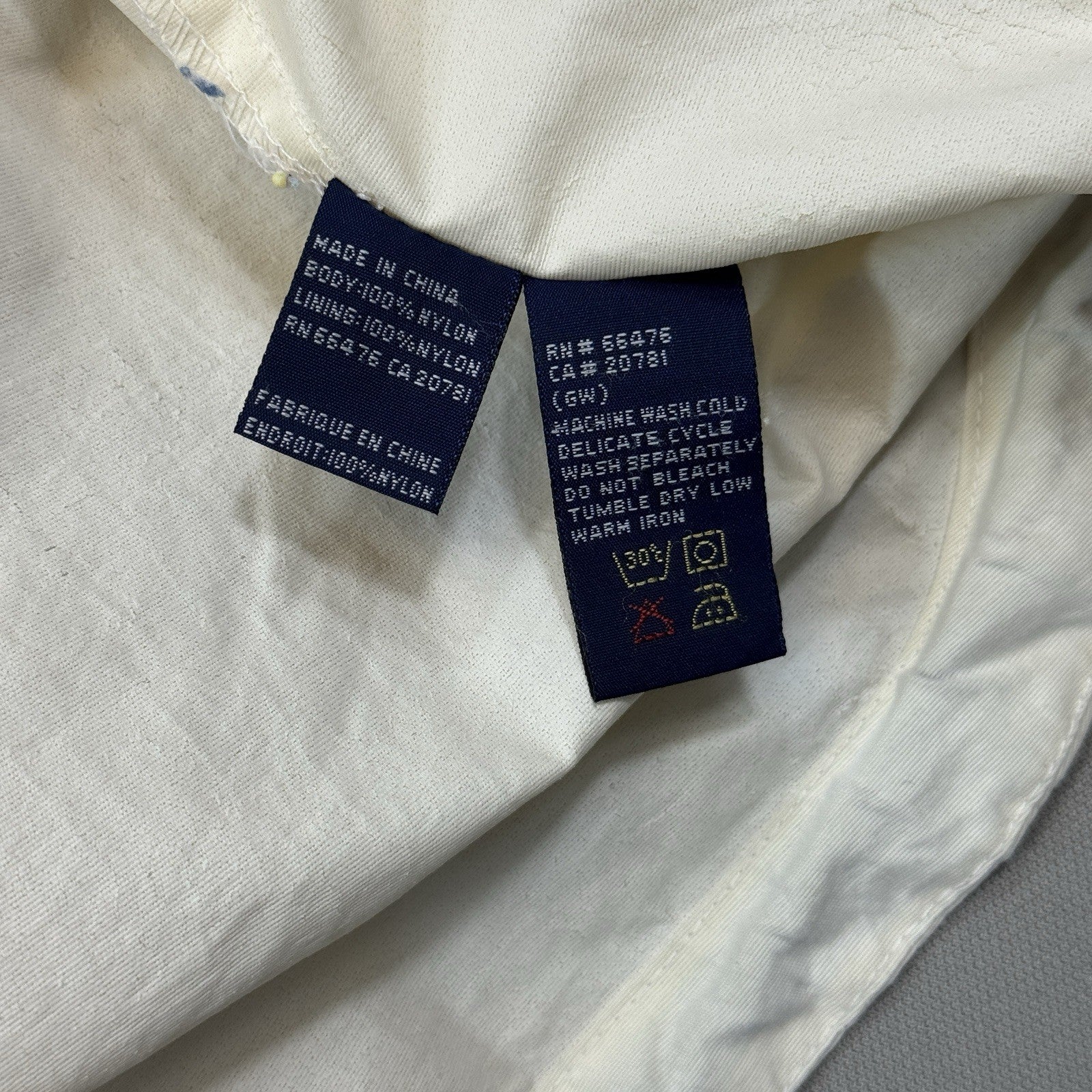 Vintage 90s Tommy Hilfiger Sailing Gear Jacket mens XL White Full Zip Hoodie