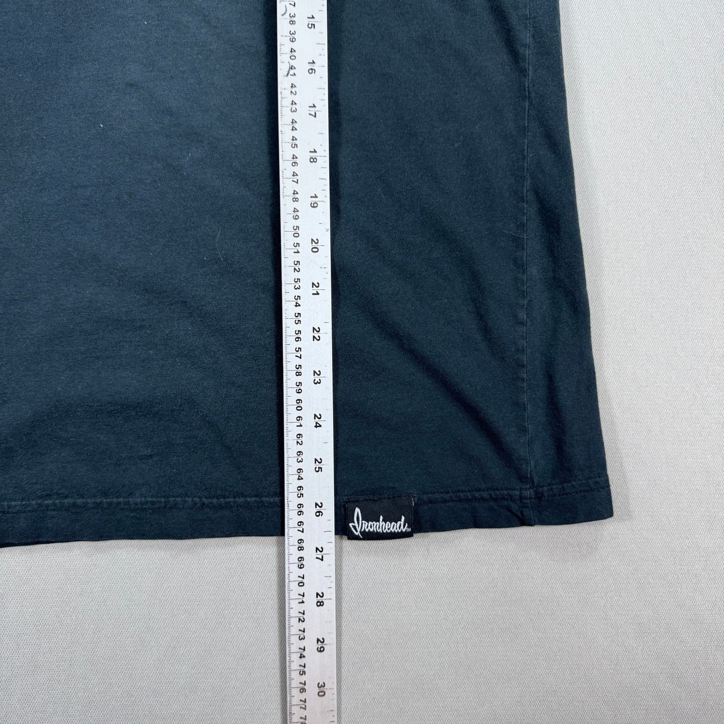 Ironhead Rat Rod Custom Parts Polo Shirt Mens Large Black Regular Fit Cotton USA