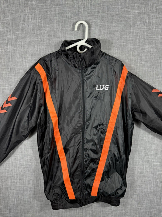 Lug Full Zip Size XL Black Windbreaker Jacket New