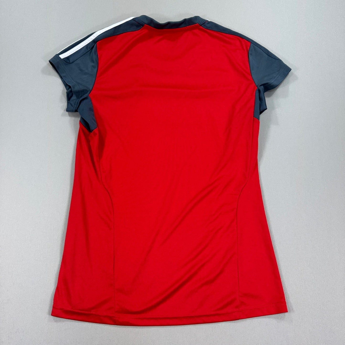Vintage Adidas Toronto FC BMO Soccer Jersey Womens XL Climacool Red 2010