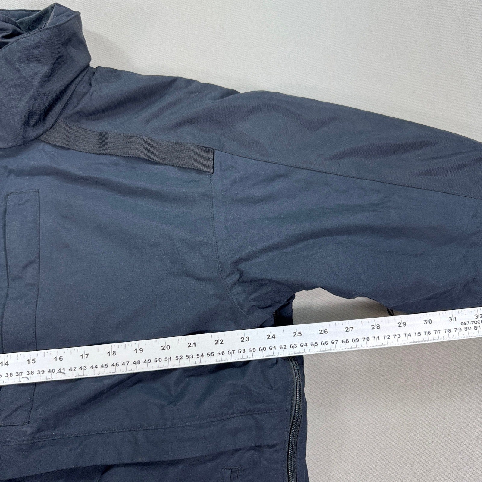 The North Face Ski Jacket Double Layer Coat mens Large Black Side Ventilation