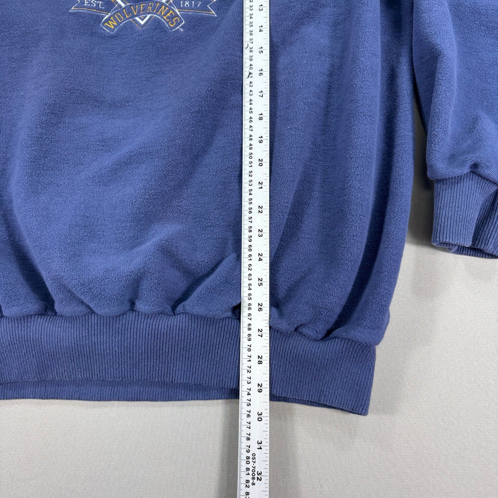 Vintage Michigan Wolverines Sweatshirt Bulletin mens XL Pullover Crewneck Blue